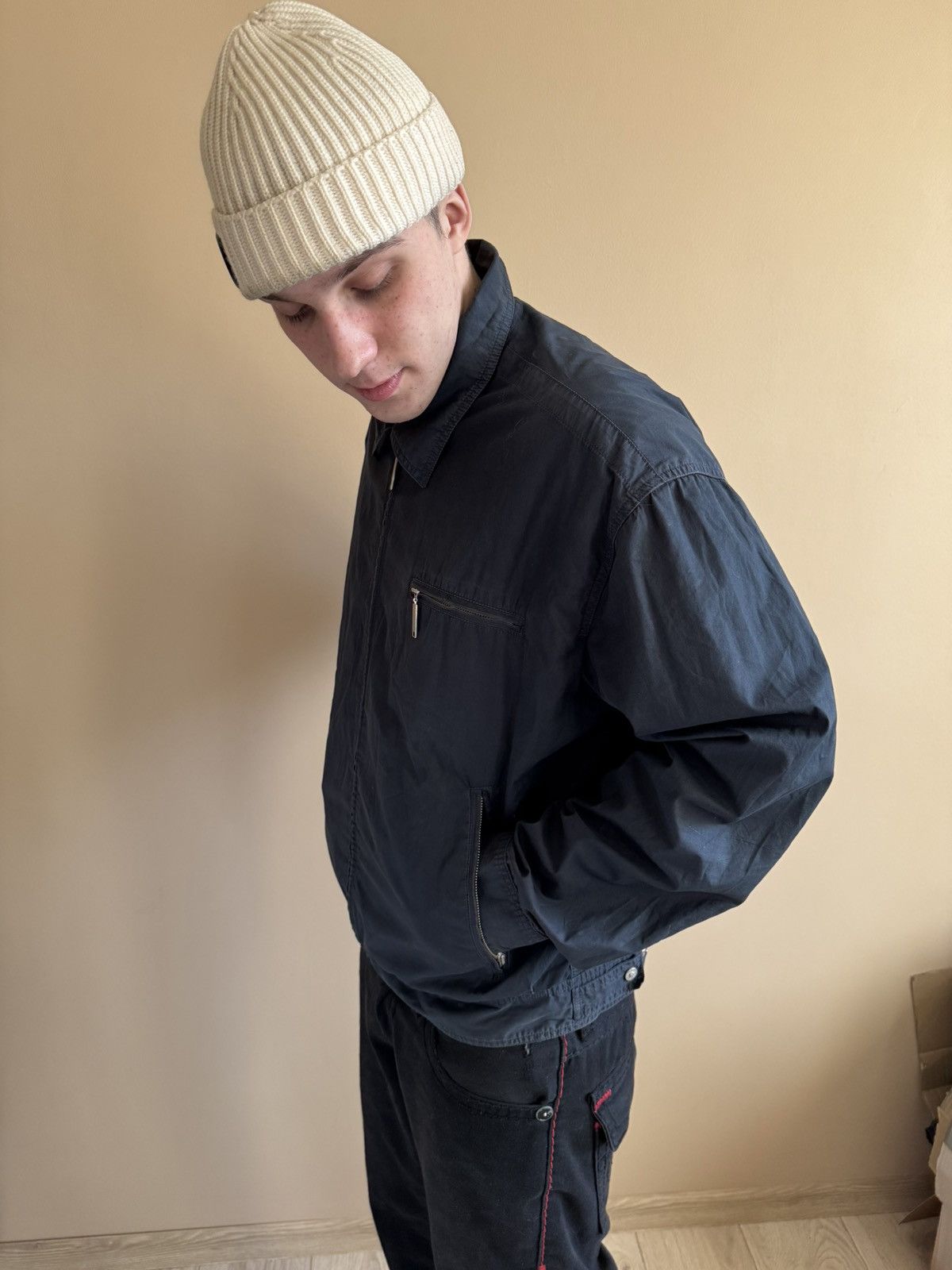 Versace Jeans Couture Vintage Versace Jeans Couture Back Logo Cotton Jacket Size US L / EU 52-54 / 3 - 1 Thumbnail