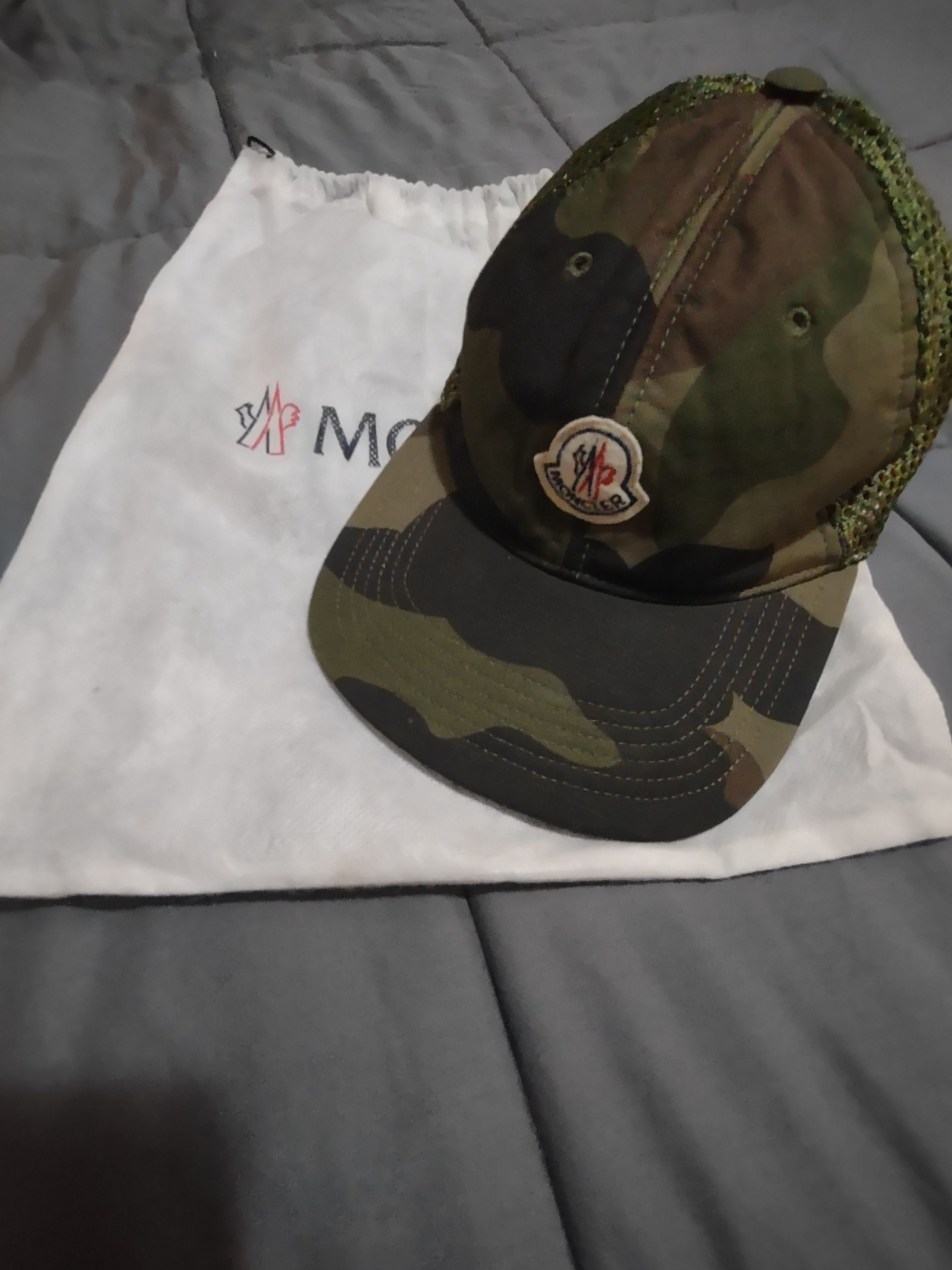 Moncler Camouflage Hat Mesh Back