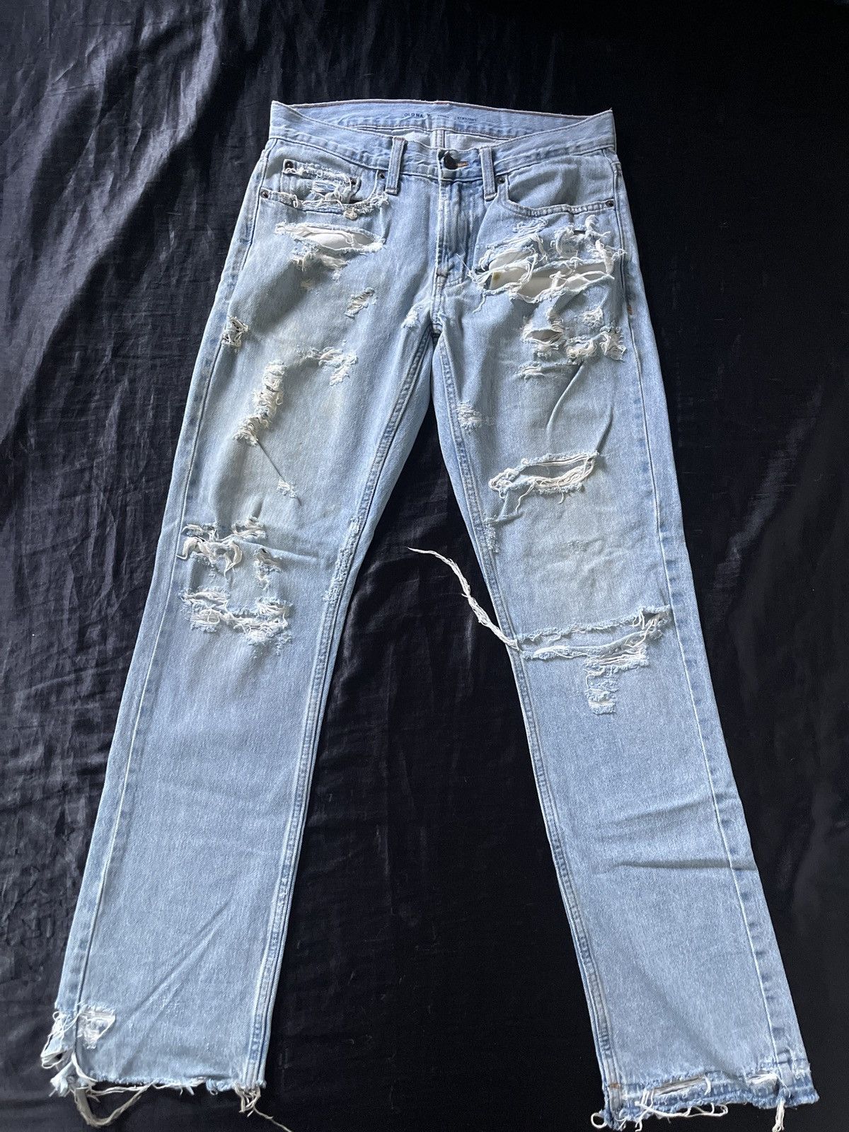 Old Navy vintage distressed old navy jeans Size US 30 / EU 46 - 3 Thumbnail