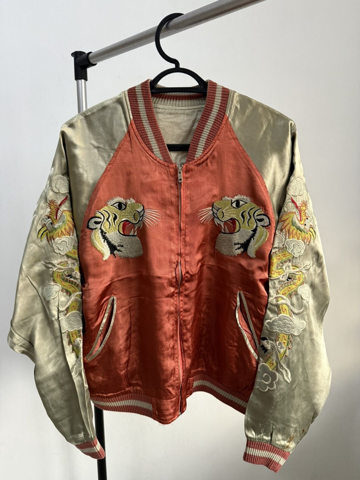Vintage Vintage Japanese sukajan souvenir jacket Size US M / EU 48-50 / 2 - 1 Thumbnail