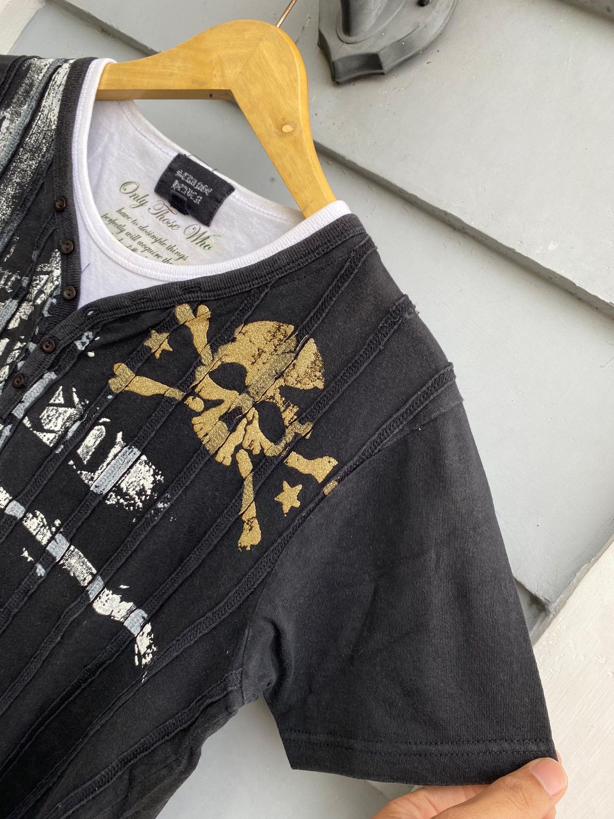 If Six Was Nine Strange Heaven Vintage Gimmick Skull Graphic Distressed Size US M / EU 48-50 / 2 - 4 Thumbnail