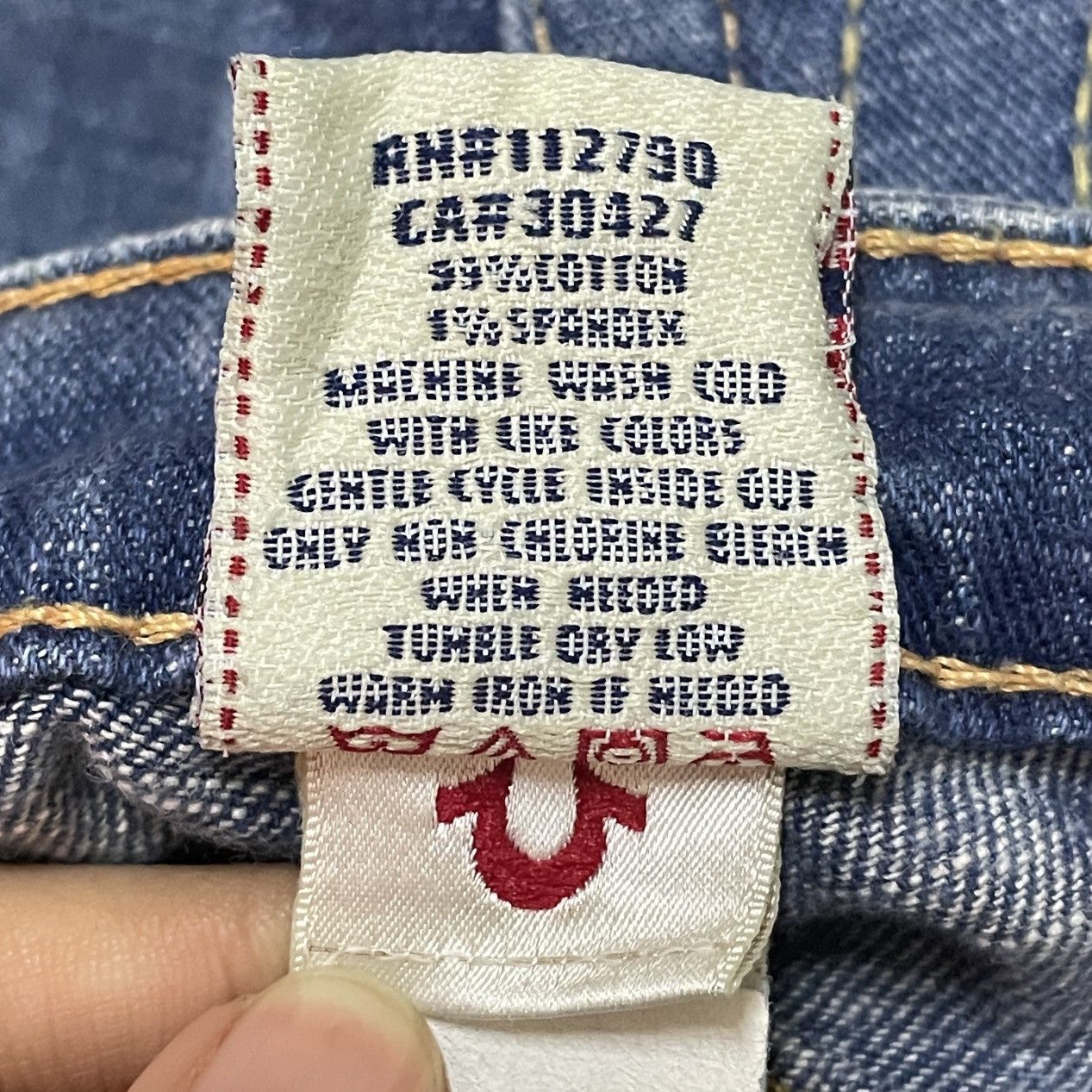 True Religion × Vintage Rare Vintage True Religion Made In Usa Flared Jeans 1990s Size US 31 - 12 Thumbnail