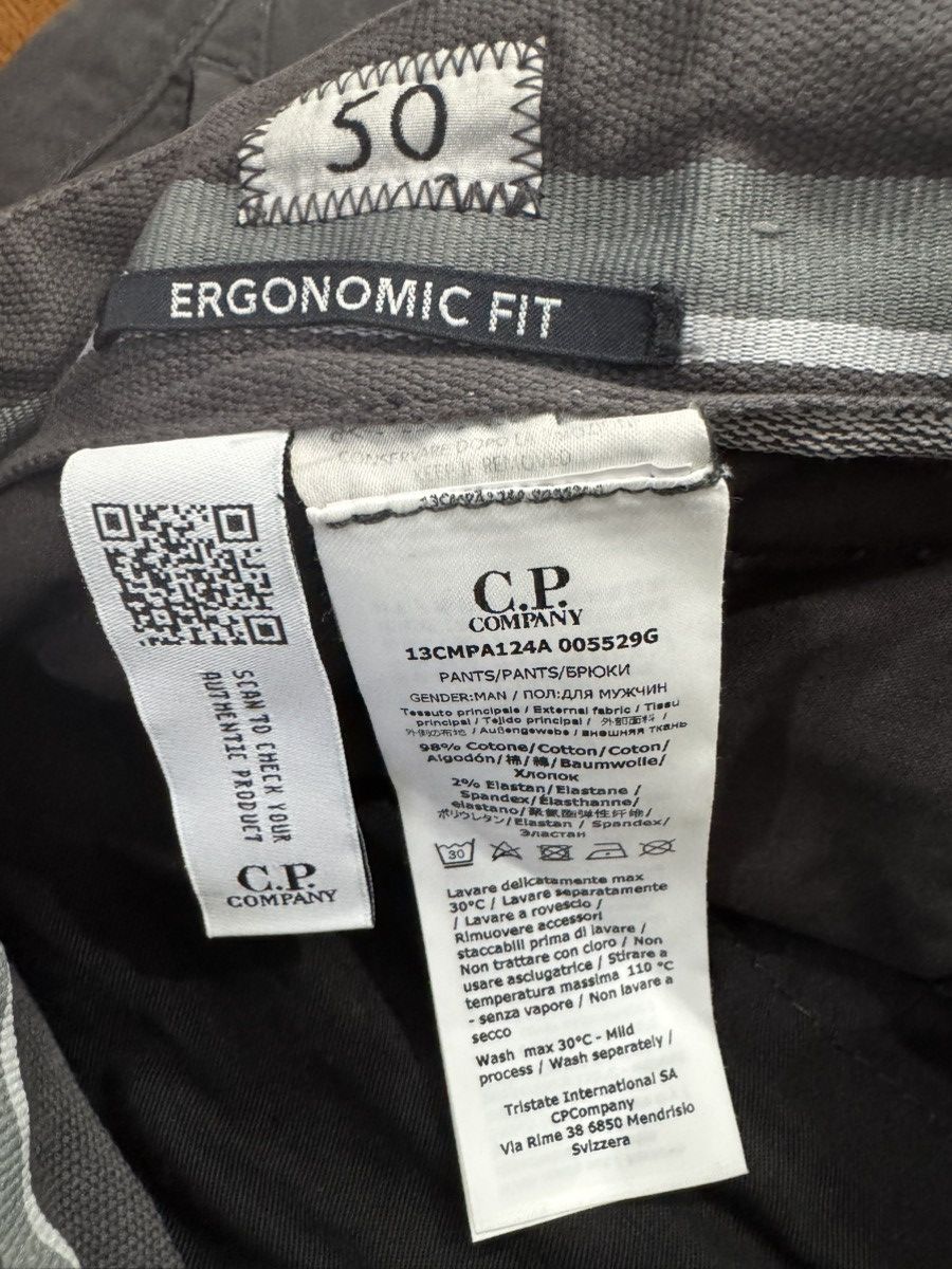 C.P. Company C.P. Company Stretch Sateen Ergonomic Cargo Grey Size US 34 / EU 50 - 4 Thumbnail