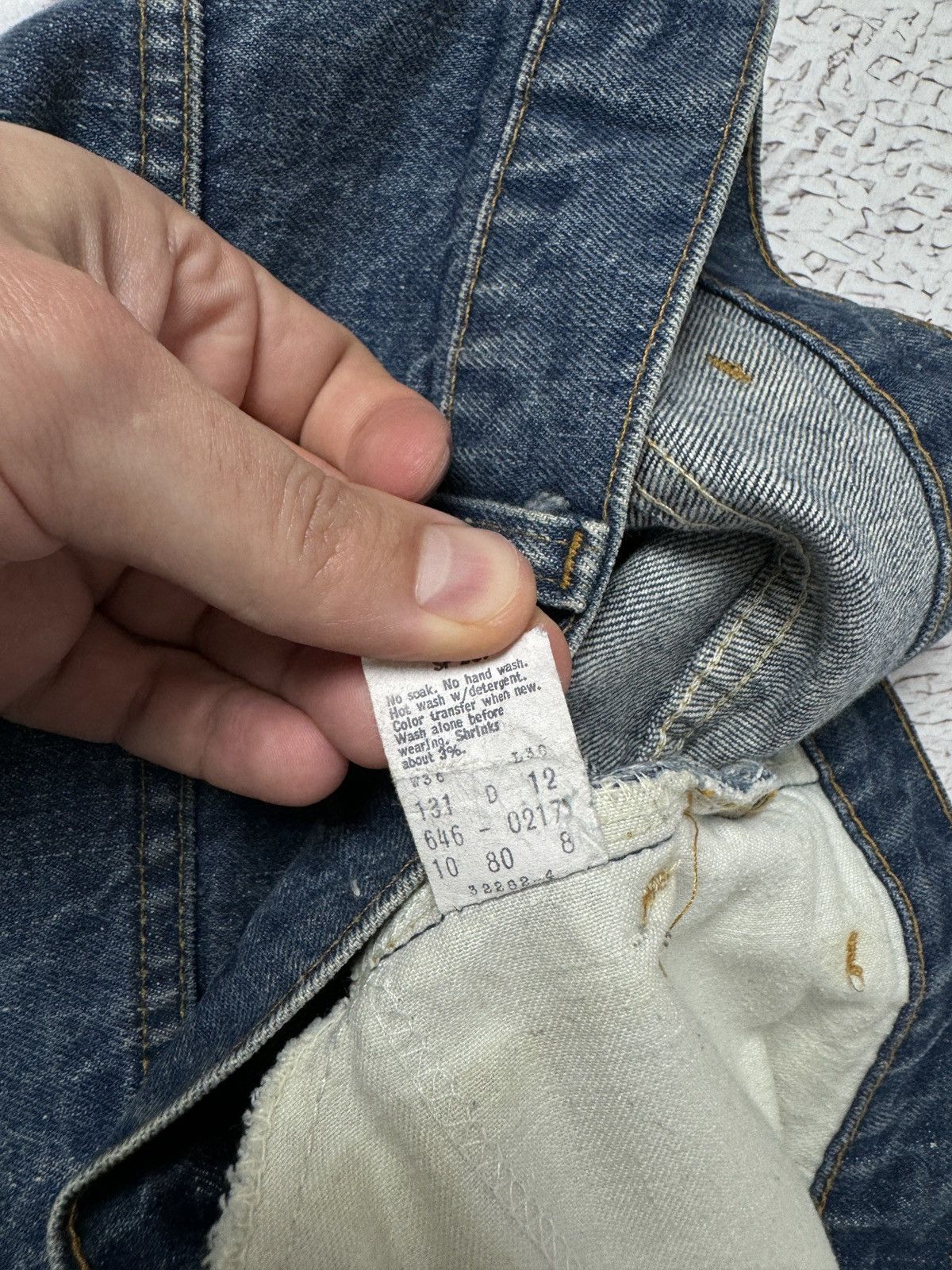 Levi's Levi’s vintage 90s blue faded orange tab flared jeans Size US 36 / EU 52 - 11 Thumbnail