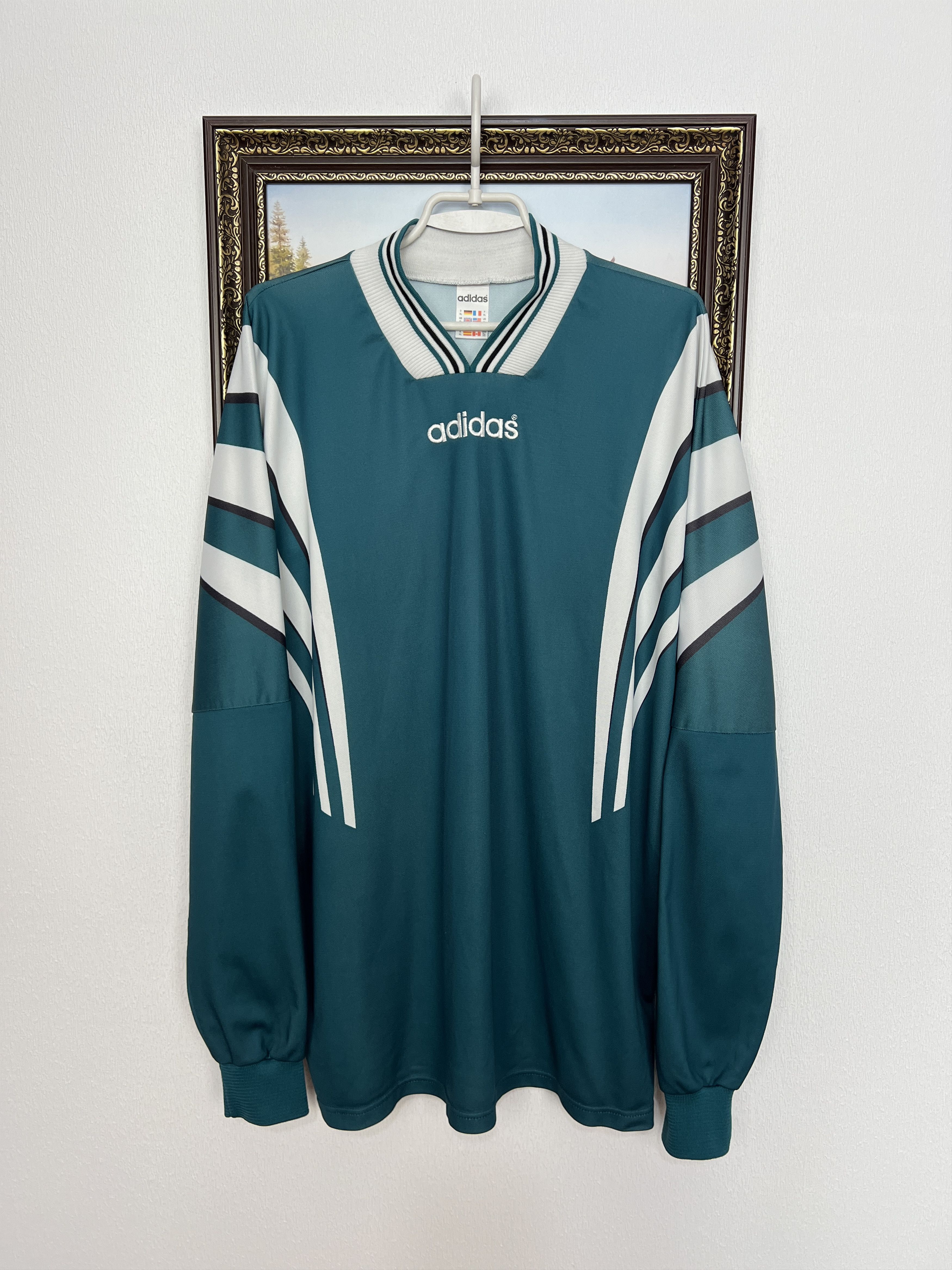 Adidas × Vintage ➕ 90s Vintage adidas long sleeve jersey soccer