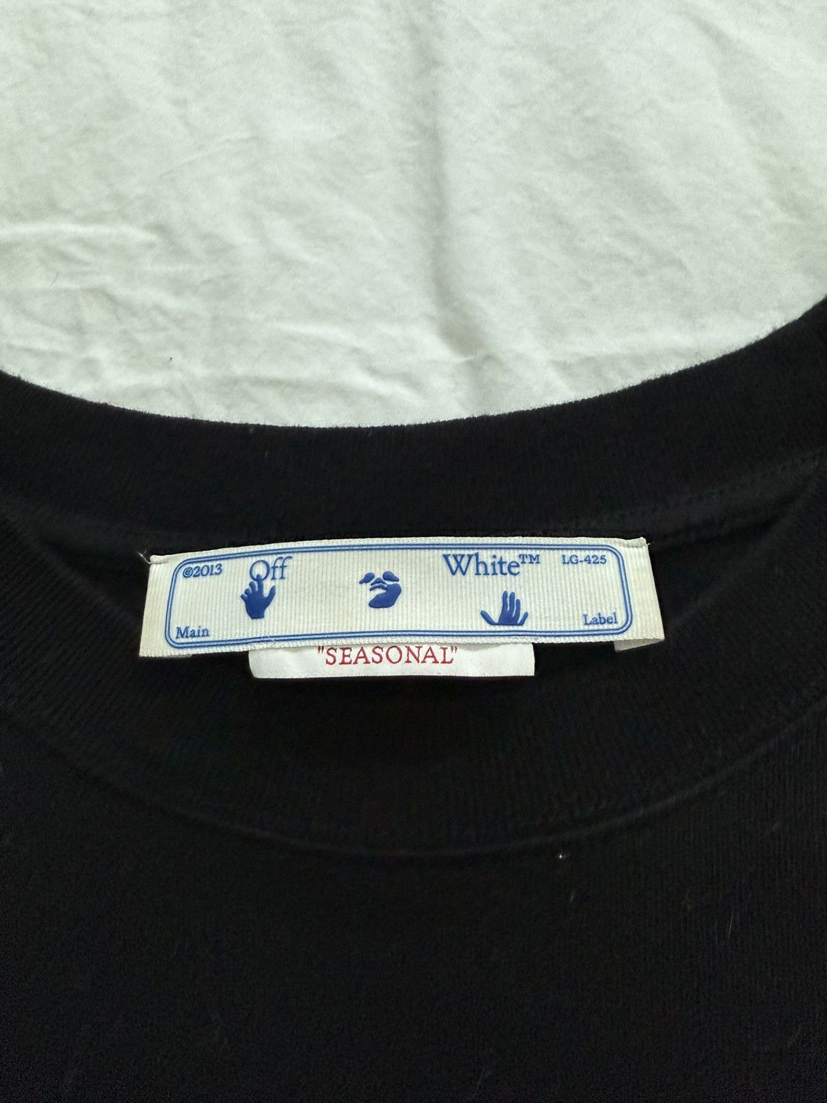 Off-White Off white Black tee Size US XL / EU 56 / 4 - 2 Thumbnail