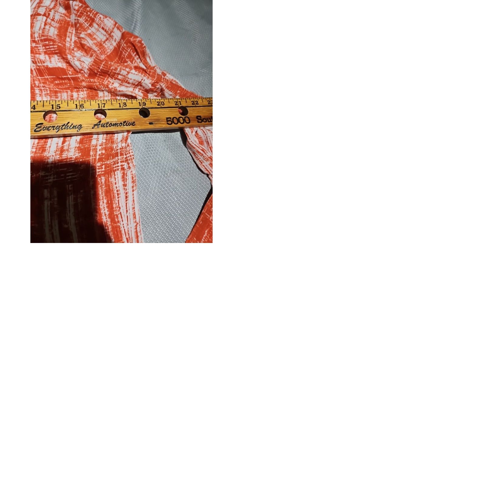 Anthropologie MAEVE ANTHROPOLOGIE Shirt Womens Size 12 Orange Calia Button Tunic Roll Tab Top Vintage No Size XL / US 12-14 / IT 48-50 - 9 Thumbnail