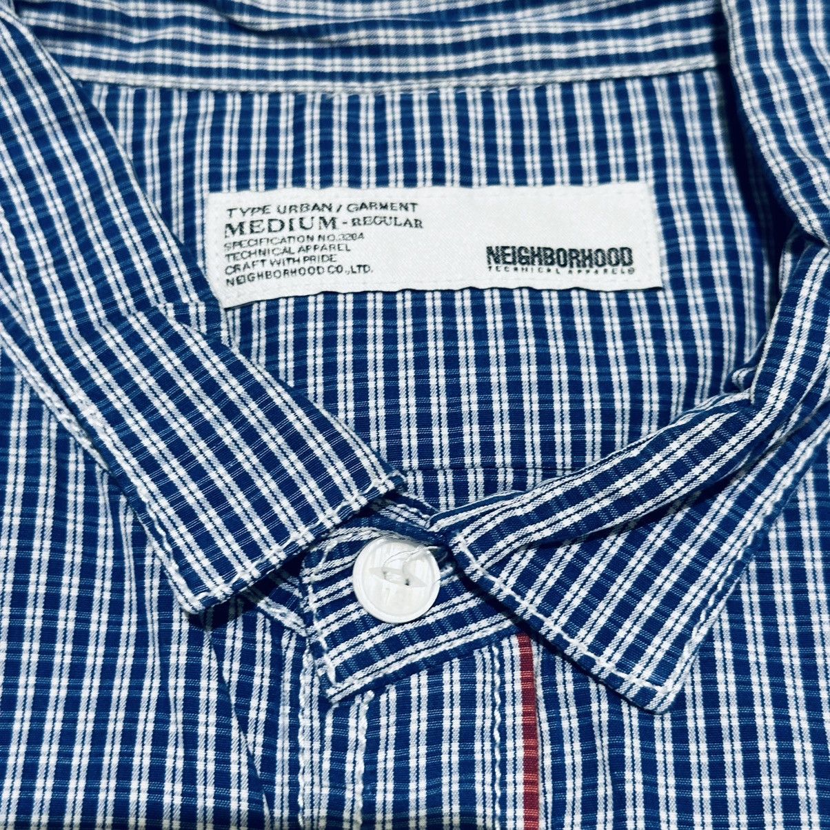 Neighborhood neighborhood blue checker shirt M with side pocket Size US M / EU 48-50 / 2 - 4 Thumbnail