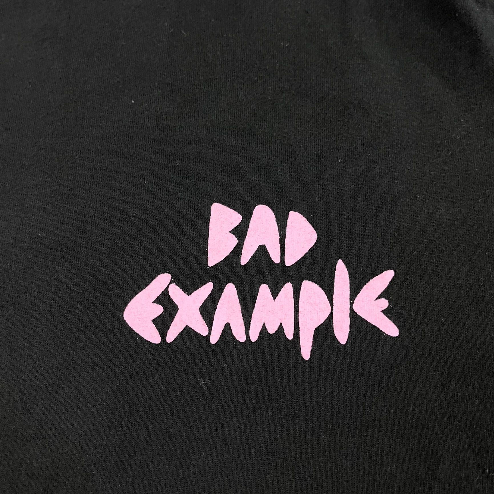 Lazy Oaf LAZY OAF Shirt Womens OS One Size Black Bad Example Weirdos Graphic Tee Skater Shirt Size ONE SIZE - 3 Thumbnail
