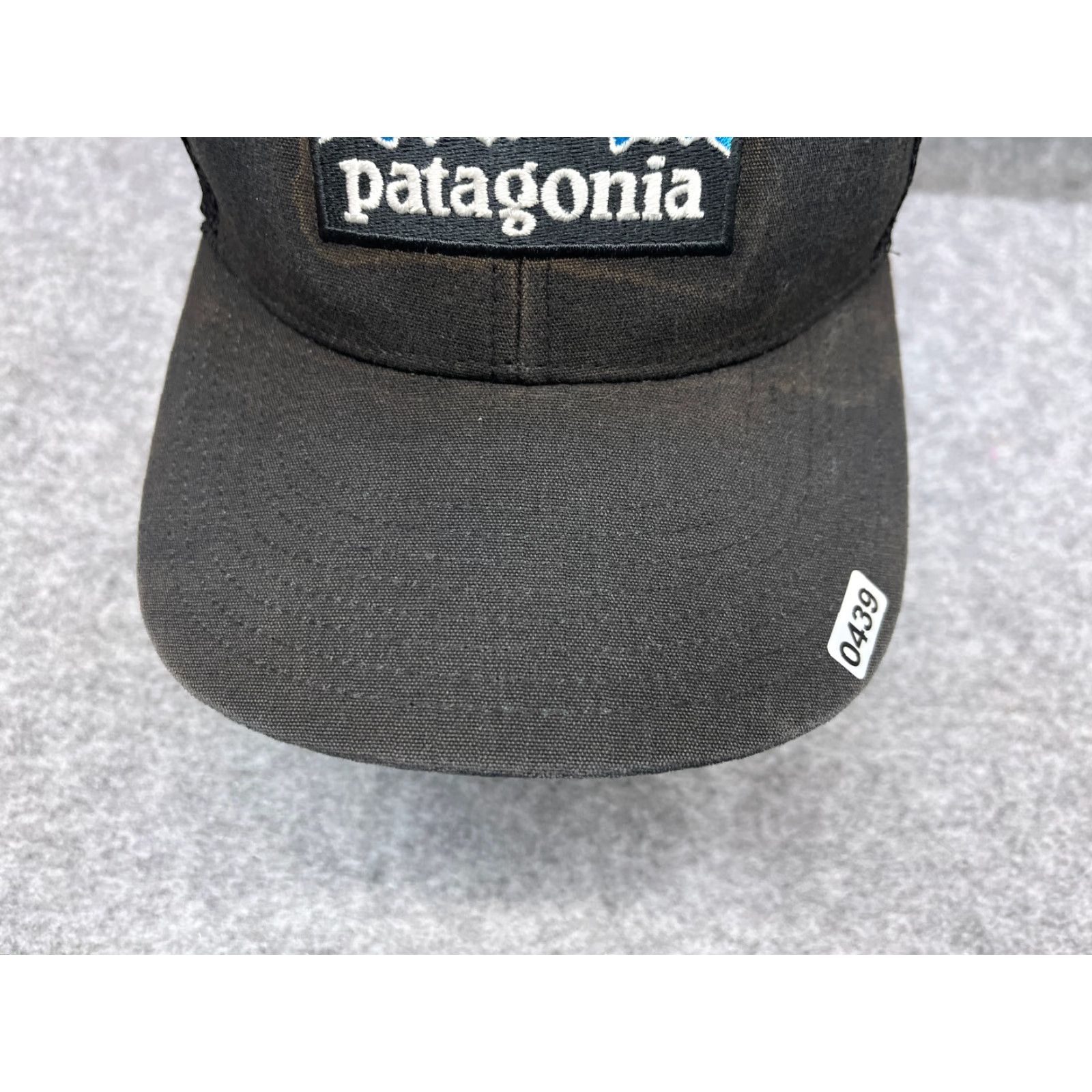 Patagonia VINTAGE Patagonia Hat Cap Snap Back Adult One Size Black Cotton Polyester Trucker Camp Fish Outdoor Sports Camp Hats Mens Size ONE SIZE - 3 Thumbnail