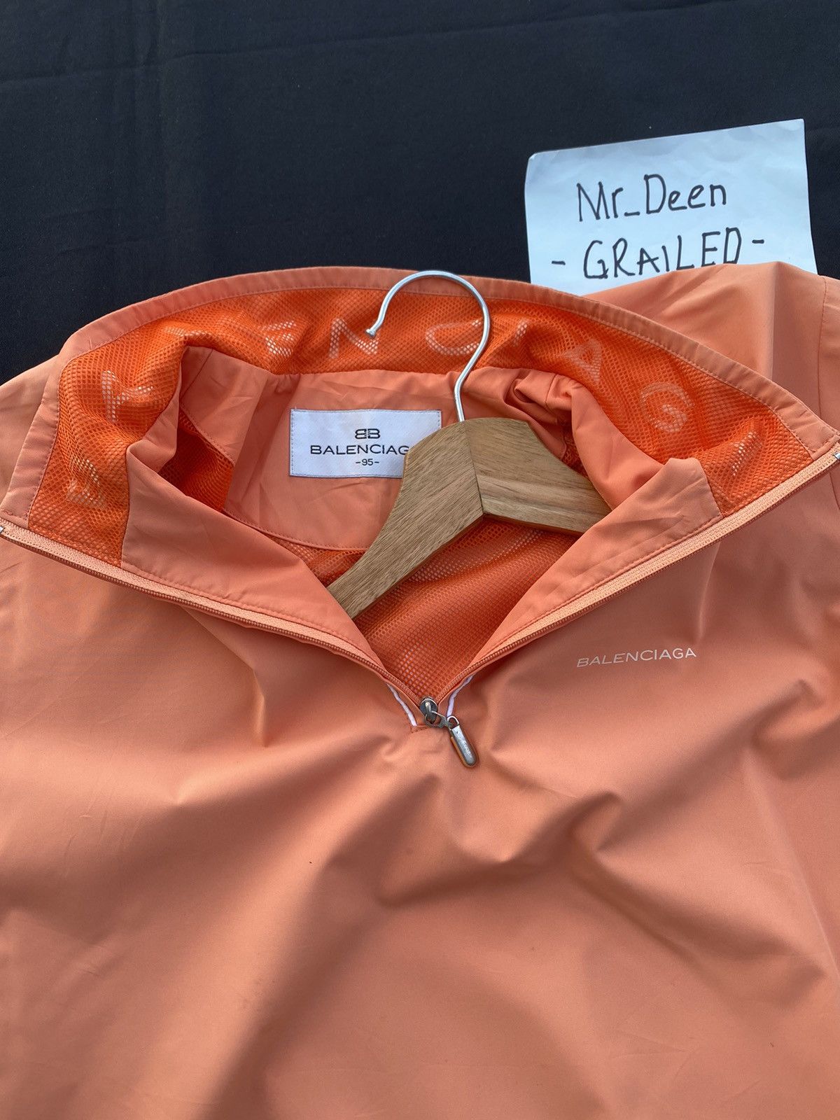 Balenciaga Rare Balenciaga Nylon Orange Outerwear Size US M / EU 48-50 / 2 - 8 Thumbnail