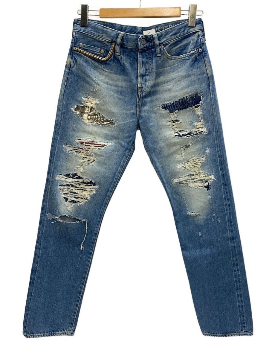 Hysteric Glamour Studded Distressed Jeans Size US 30 / EU 46 - 1 Thumbnail
