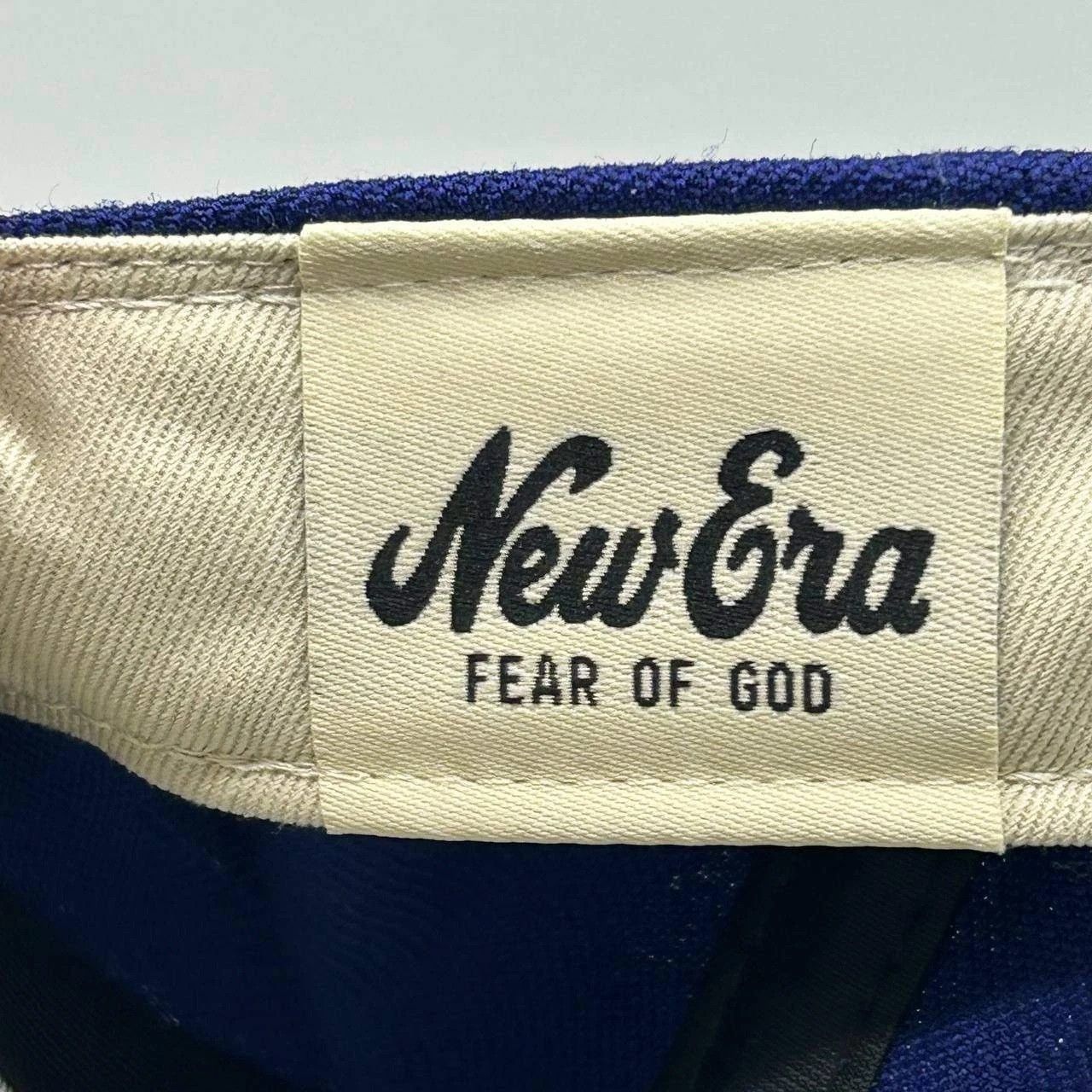 New Era Fear of God Hat Men 7 Fitted Cap LA Dodgers FOG Wool New Size ONE SIZE - 3 Thumbnail