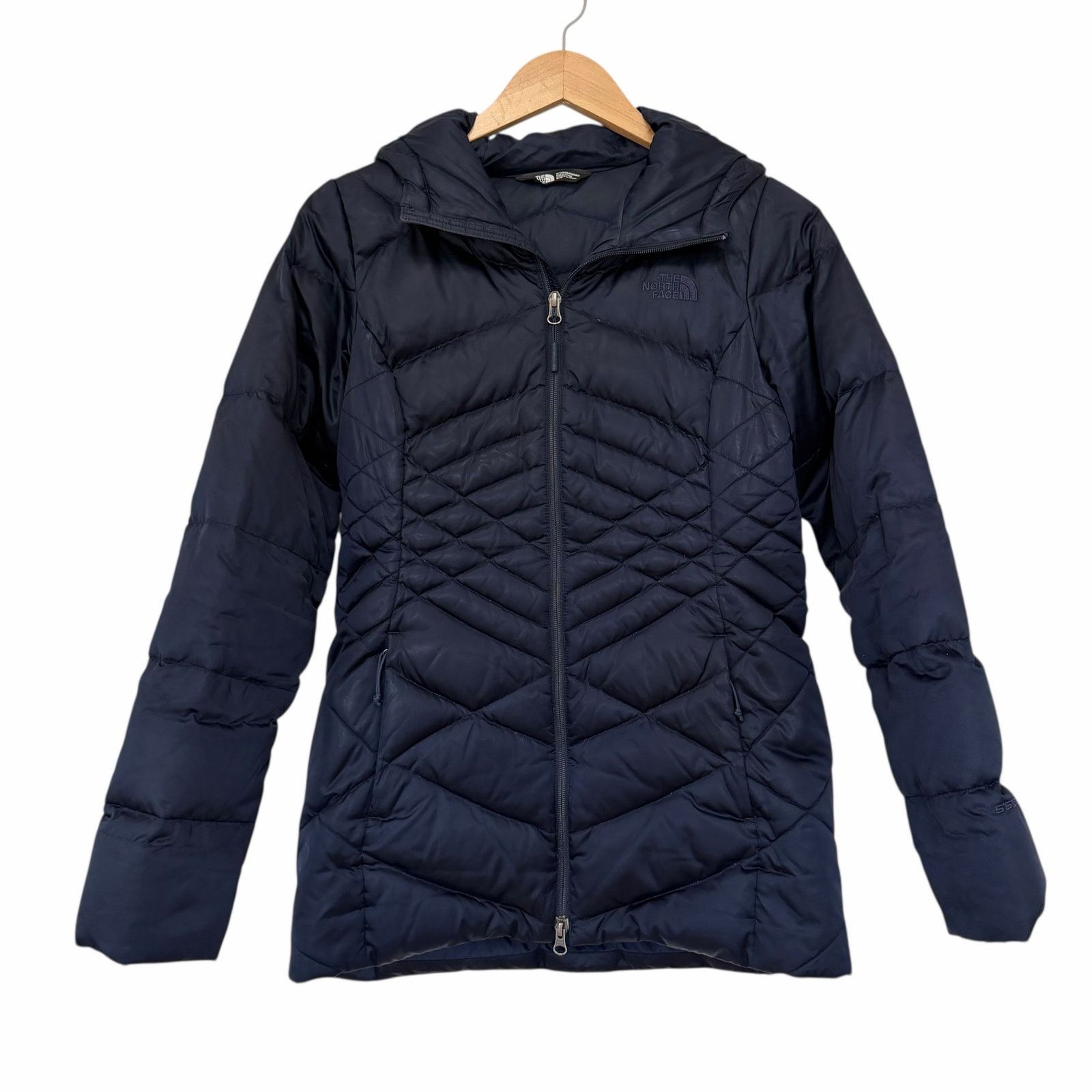 The North Face The North Face Navy Blue 550 Down Puffer Jacket Sz S Size S / US 4 / IT 40 - 1 Thumbnail