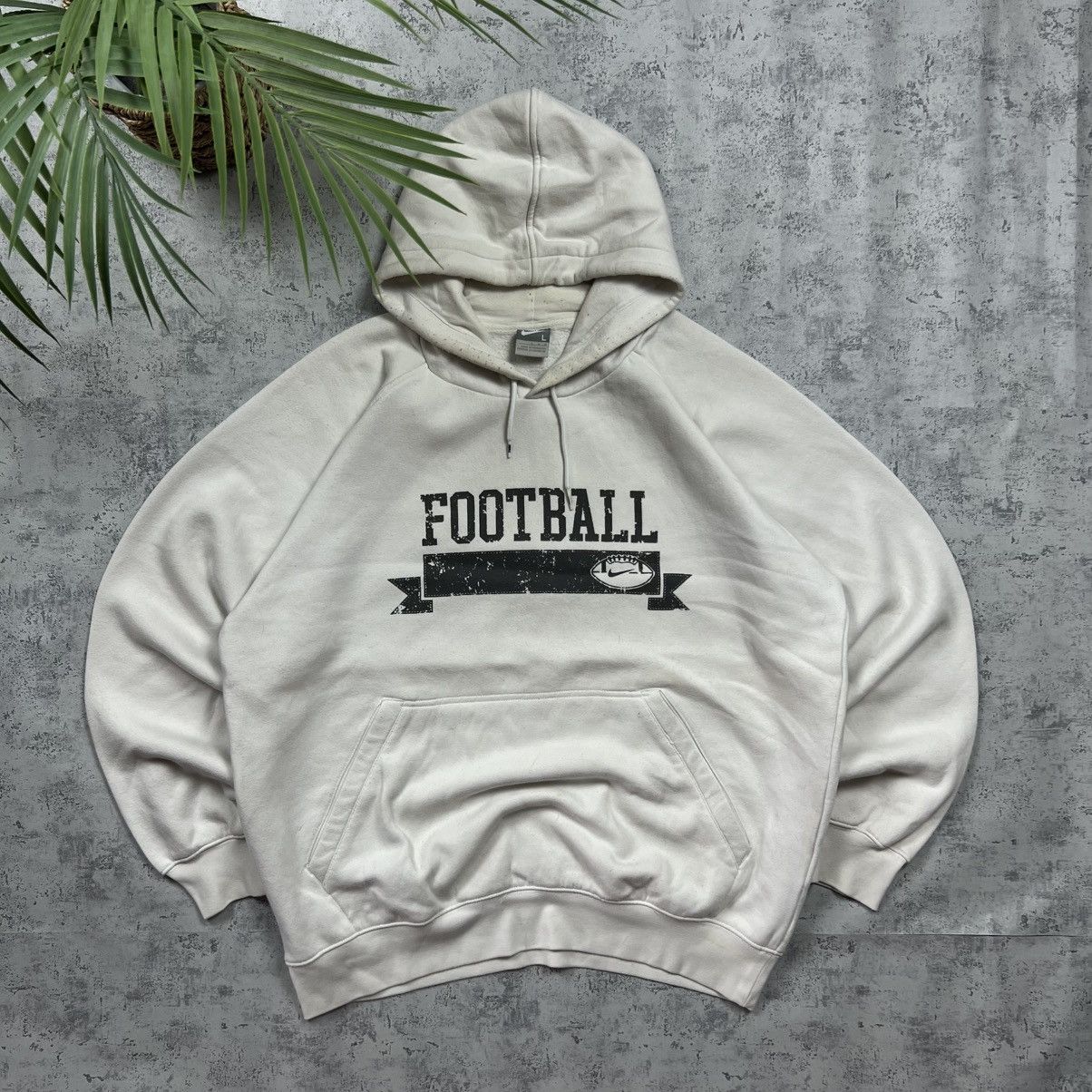Nike 00s NIKE FOOTBALL VINTAGE Y2K OVERSIZED RETRO HOODIE Size US L / EU 52-54 / 3 - 1 Thumbnail