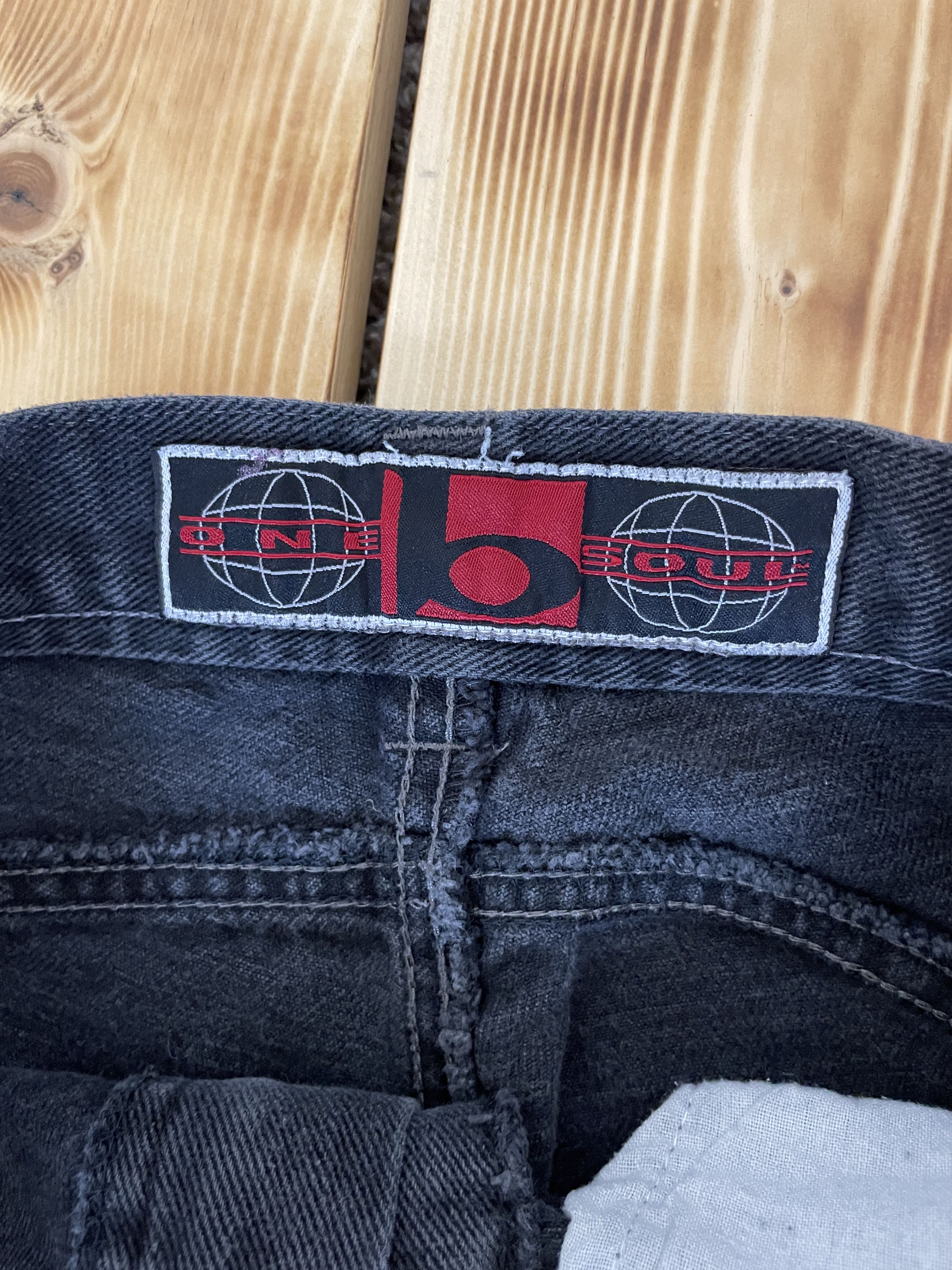 Japanese Brand RARE Vintage B One Soul Raver Baggy Jeans Rap Hip Hop Skate Size US 28 / EU 44 - 8 Thumbnail