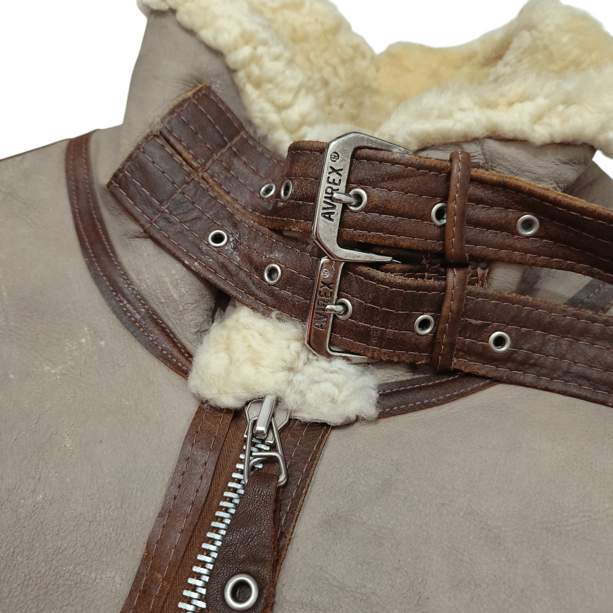 Avirex Vintage 80s Avirex Limited USA B3 Shearling Leather Jacket Size US M / EU 48-50 / 2 - 4 Thumbnail