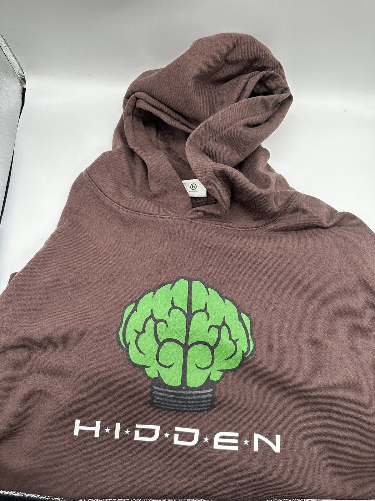 Image of Hidden Ny X N.e.r.d Hoodie in Brown, Men's (Size XL)