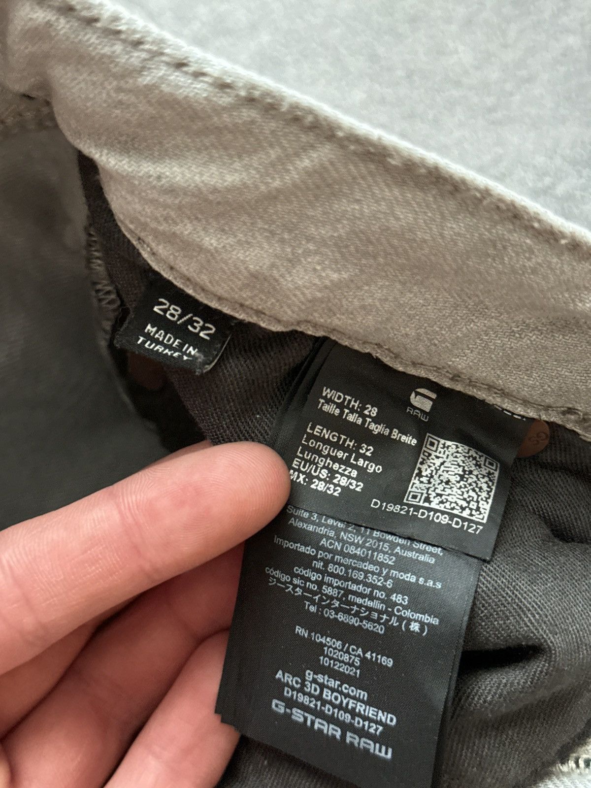 G-Star G star raw 28/32 ARC 3D Boyfriend denim pant trouser Jean Size US 28 / EU 44 - 12 Thumbnail