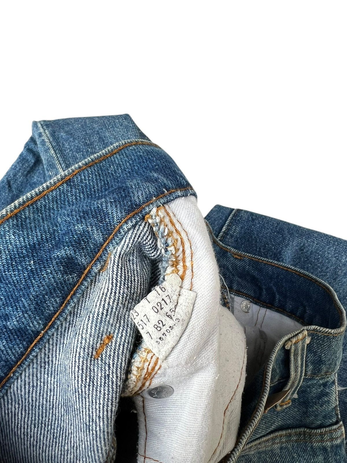 Levi's Vintage 70s Levi’s 517 Talon 42 Mud Denim Flare Jeans Size US 29 - 22 Thumbnail
