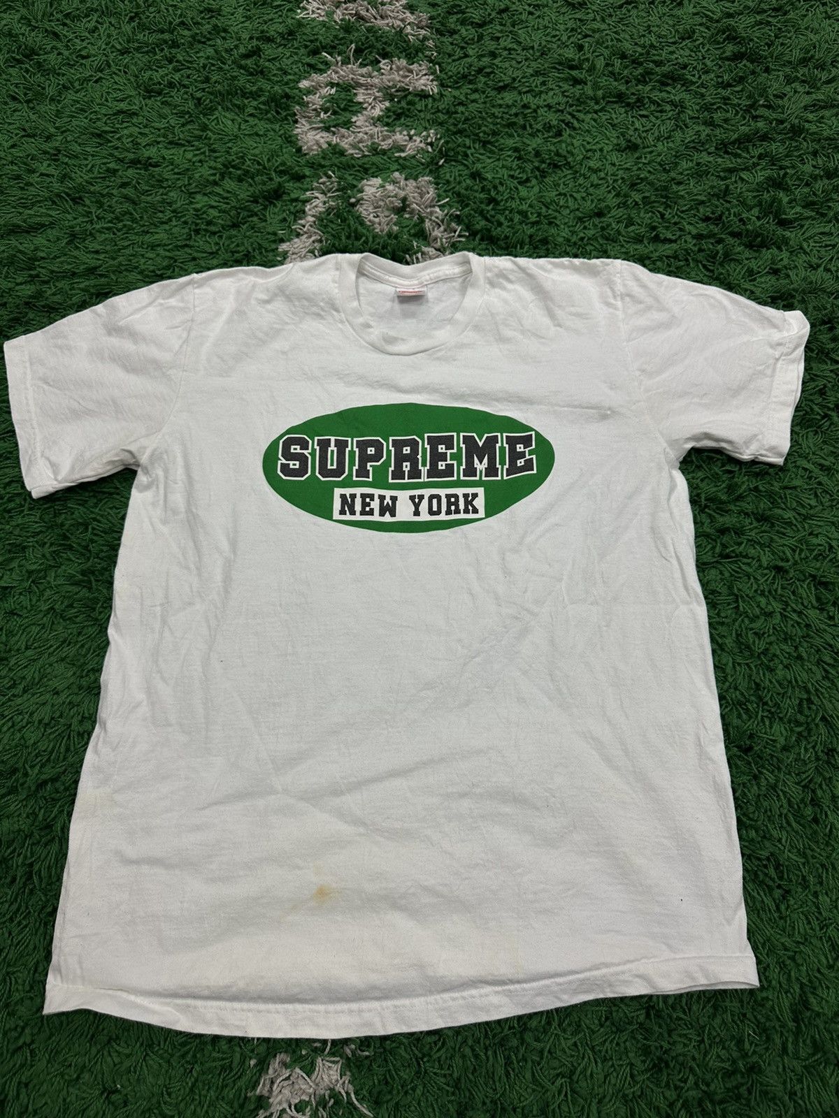 Supreme Supreme Tee White Green | Grailed