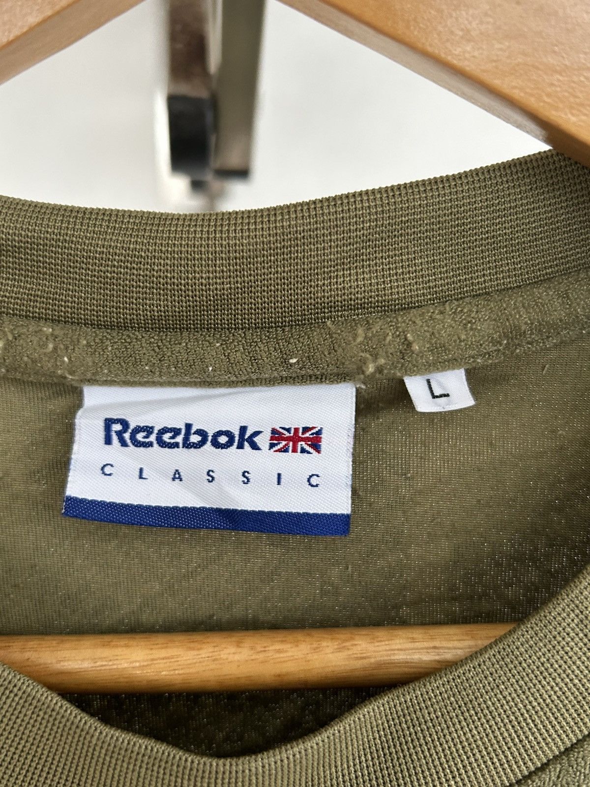 Reebok Reebok Olive Tee Size US L / EU 52-54 / 3 - 5 Thumbnail