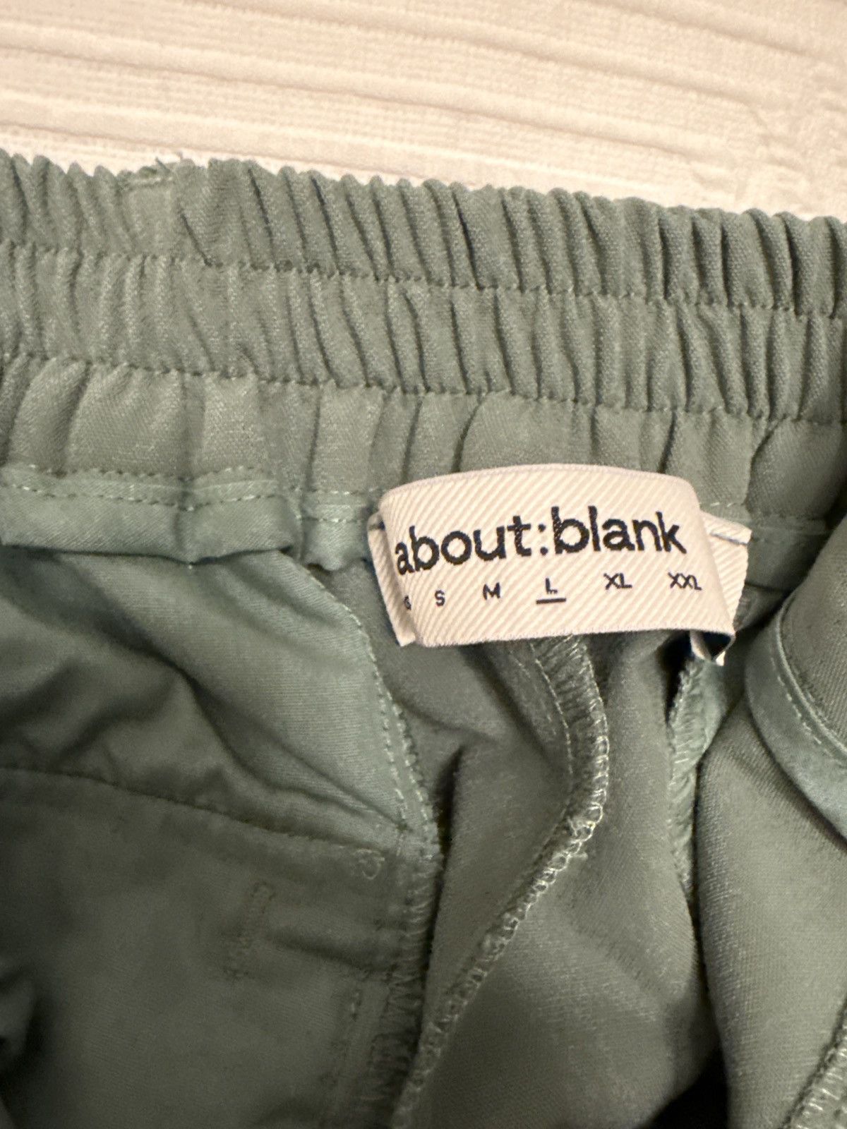 About:Blank Pleated sage trousers Size US 33 - 8 Thumbnail
