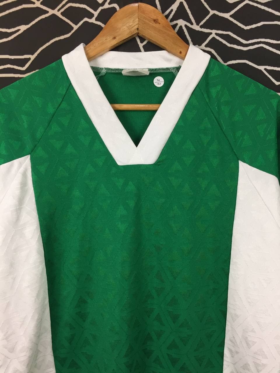 Vintage Vtg Attack Sports Wear Geometric Jacquard Print Jersey Size US M / EU 48-50 / 2 - 3 Thumbnail