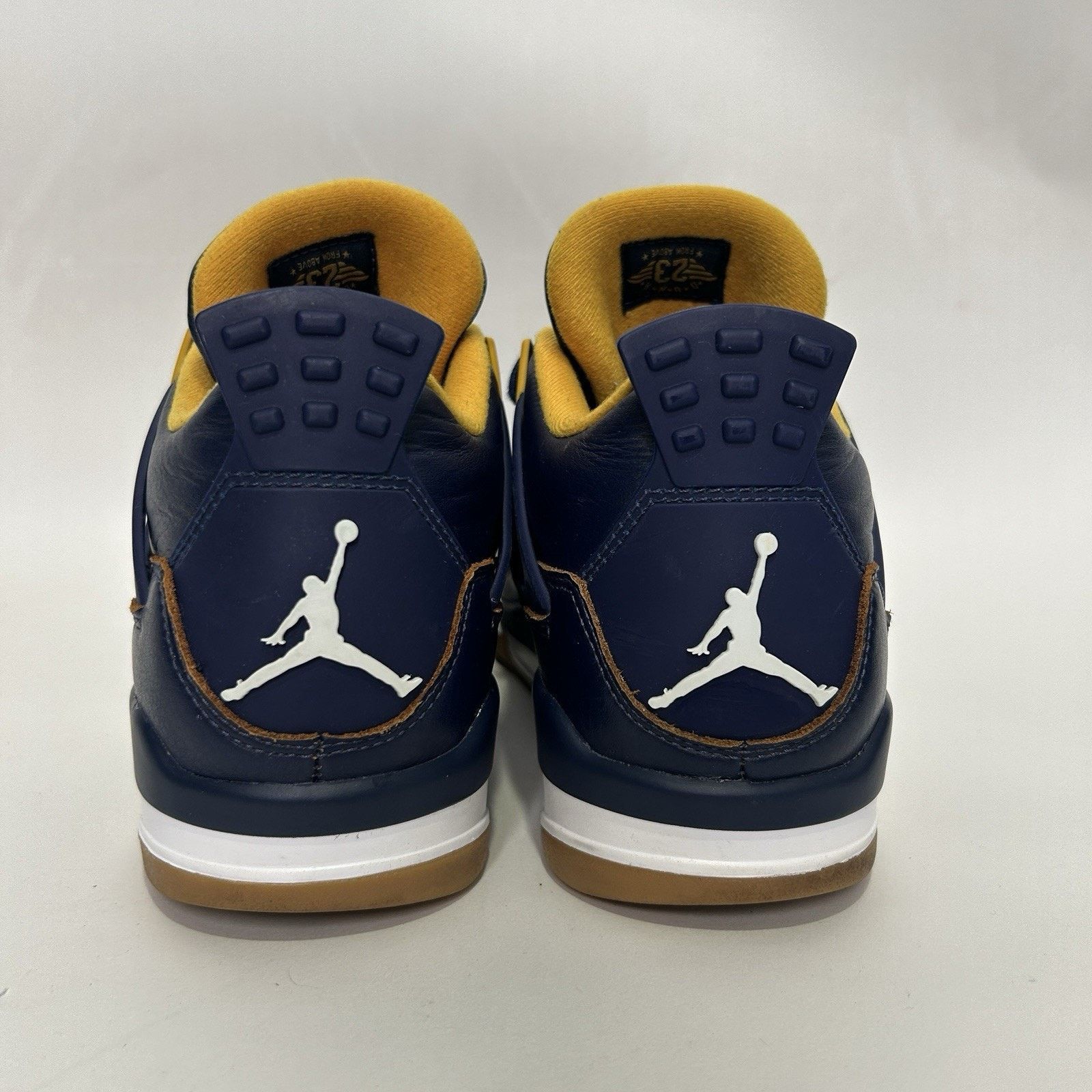 Nike Nike Air Jordan IV 4 Retro “Dunk From Above/Navy Gold” Size US 9 / EU 42 - 5 Thumbnail