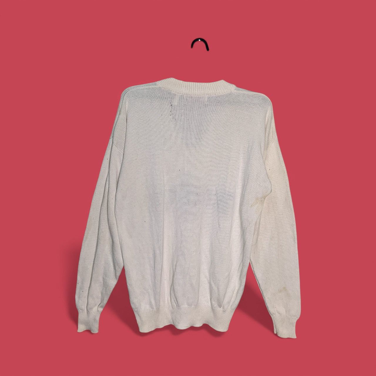 Boast Rare Design Vintage Boast U.S.A. V-Neck Knitwear Sweater Size L / US 10 / IT 46 - 2 Thumbnail