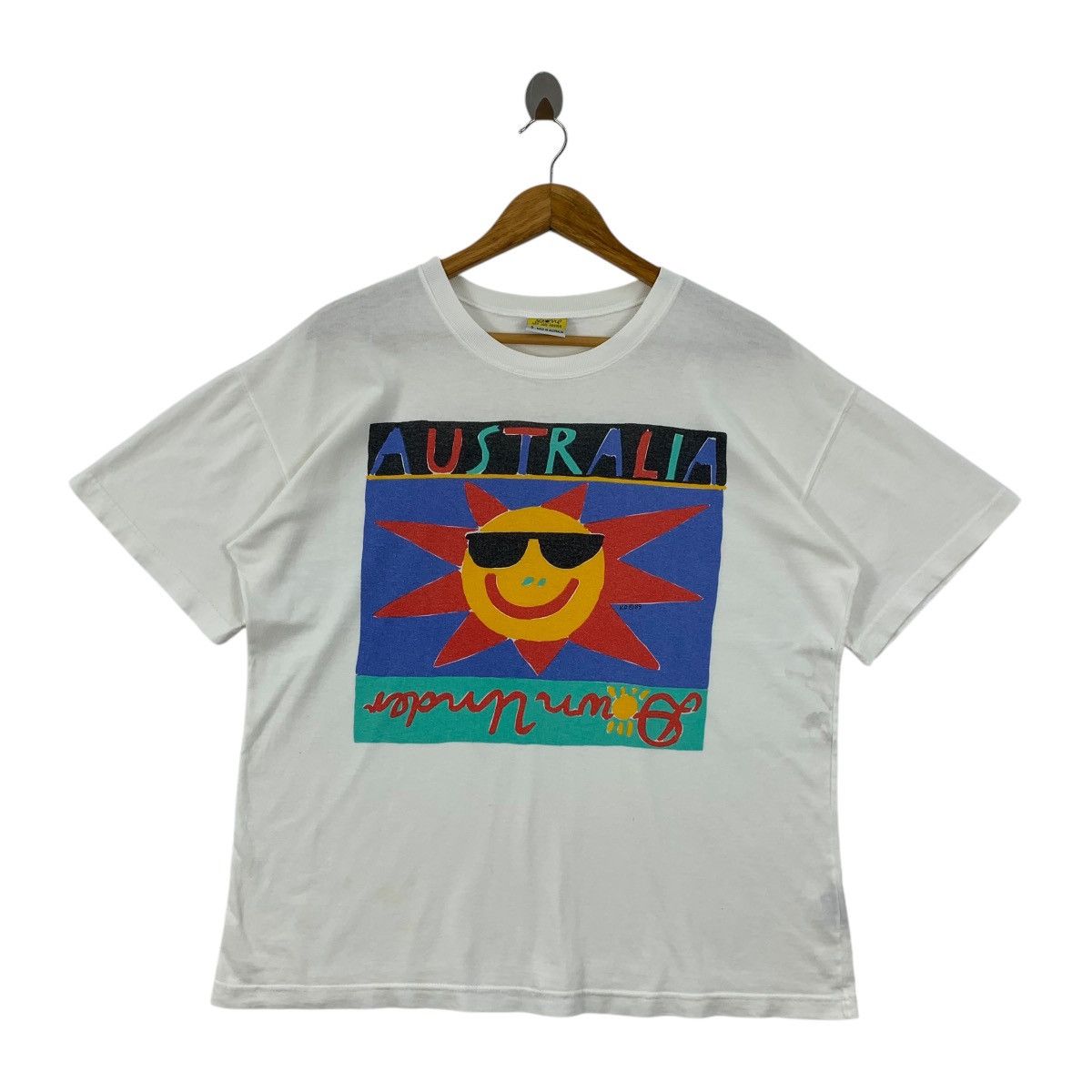 Vintage Vintage KEN DONE Australian down under art tee Size US S / EU 44-46 / 1 - 1 Thumbnail