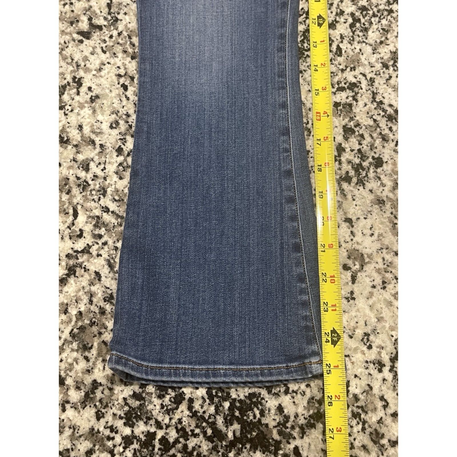 Frame FRAME Jeans Cropped Women 27 Denim Blue Zipper Zip Mid Rise 25 In Inseam Size 27" / US 4 / IT 40 - 3 Thumbnail