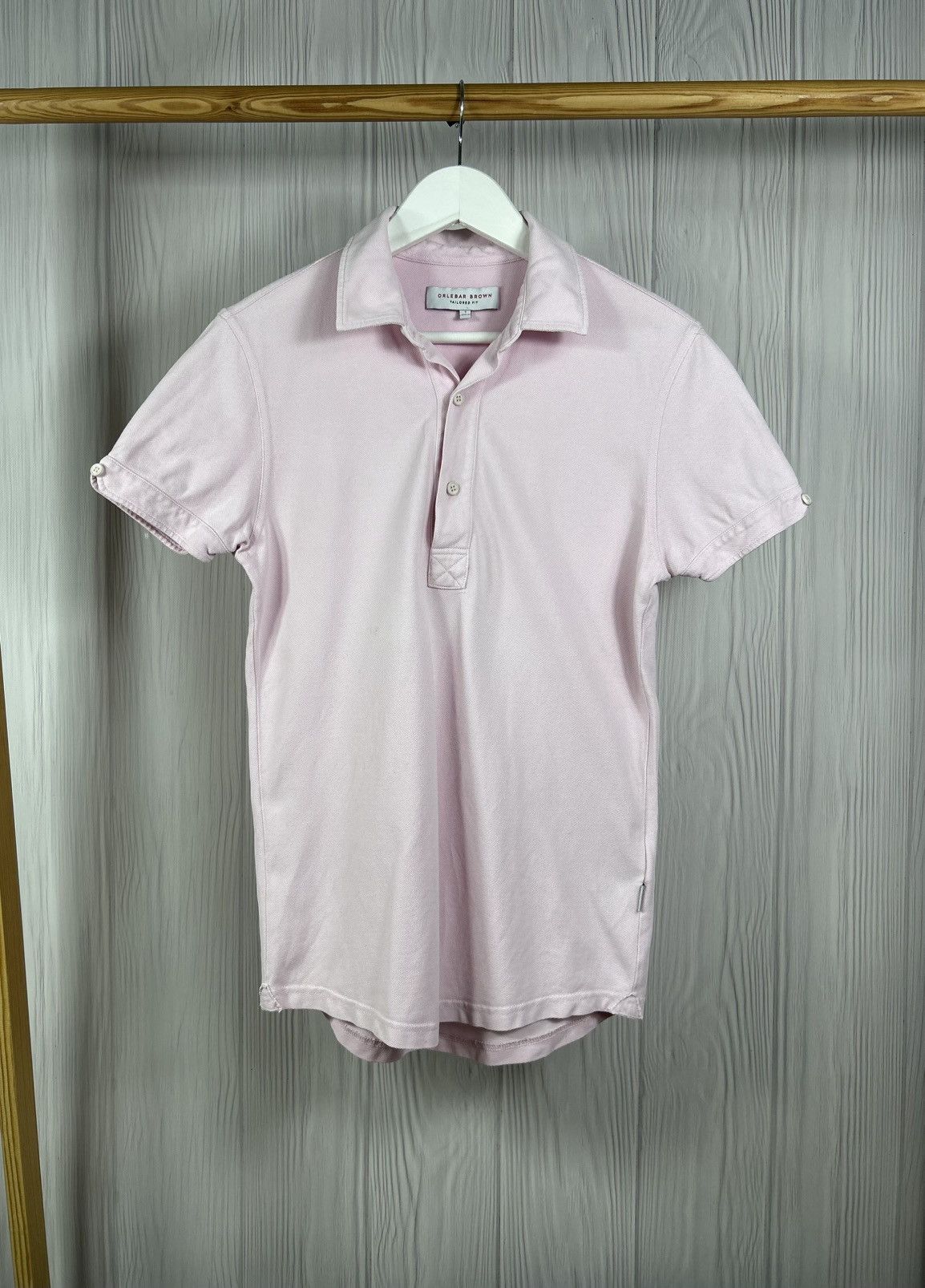Orlebar Brown Orlebar Brown Tailored Fit Pink Polo Size S Size US S / EU 44-46 / 1 - 1 Thumbnail