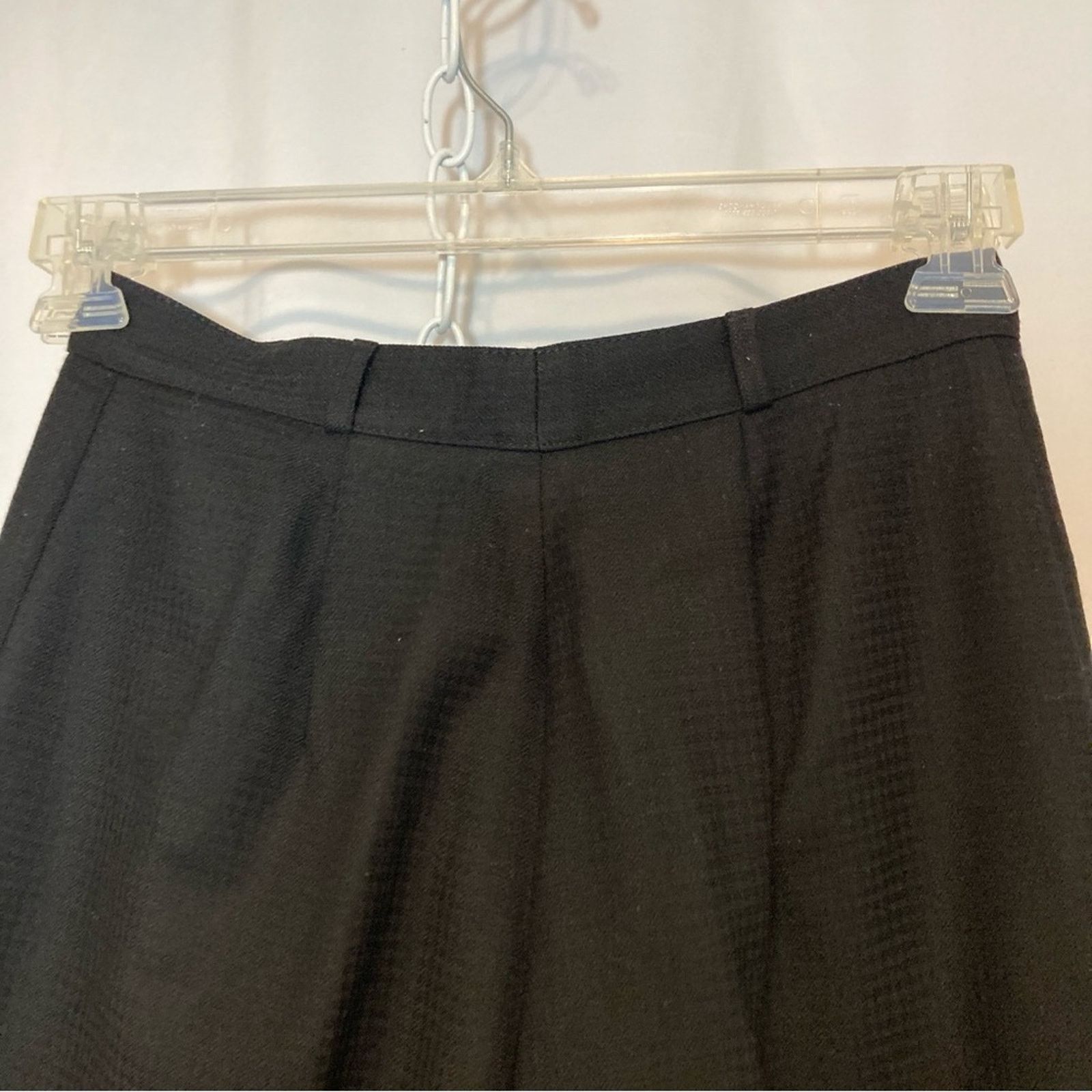 Other Vintage 80s Bassonova Wool Black Plaid High Rise Pants Size 28" / US 6 / IT 42 - 7 Thumbnail