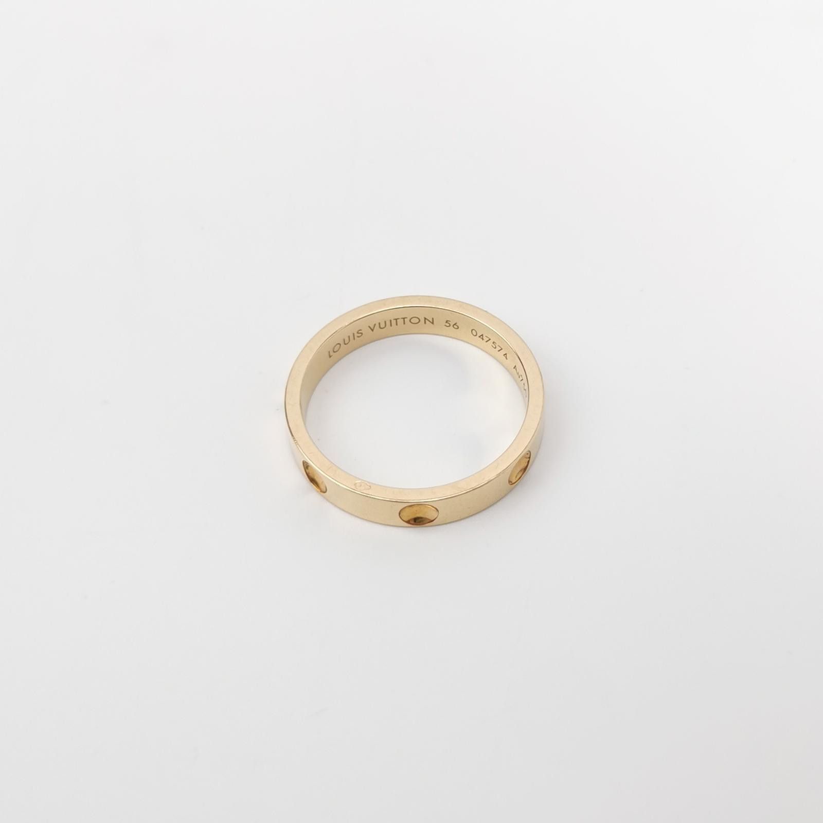 Louis Vuitton Louis Vuitton (LV) Empreinte 18K rose gold ring size 16 -z2 Size ONE SIZE - 2 Thumbnail