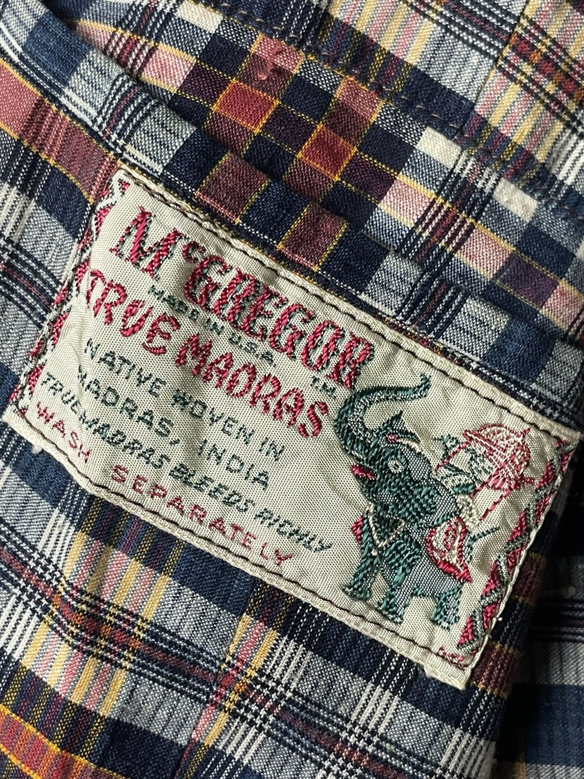 Japanese Brand × McGregor × Vintage Vintage McGregor Checkered Light Coat (101) Size US XS / EU 42 / 0 - 6 Thumbnail