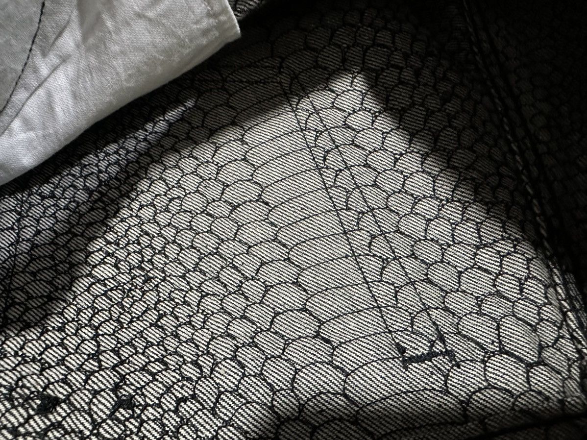 If Six Was Nine × Japanese Brand × Le Grande Bleu (L.G.B.) 🔥Y2K Japanese Flared Denim Snakeskin Embroidered Reptile Size US 30 / EU 46 - 15 Thumbnail