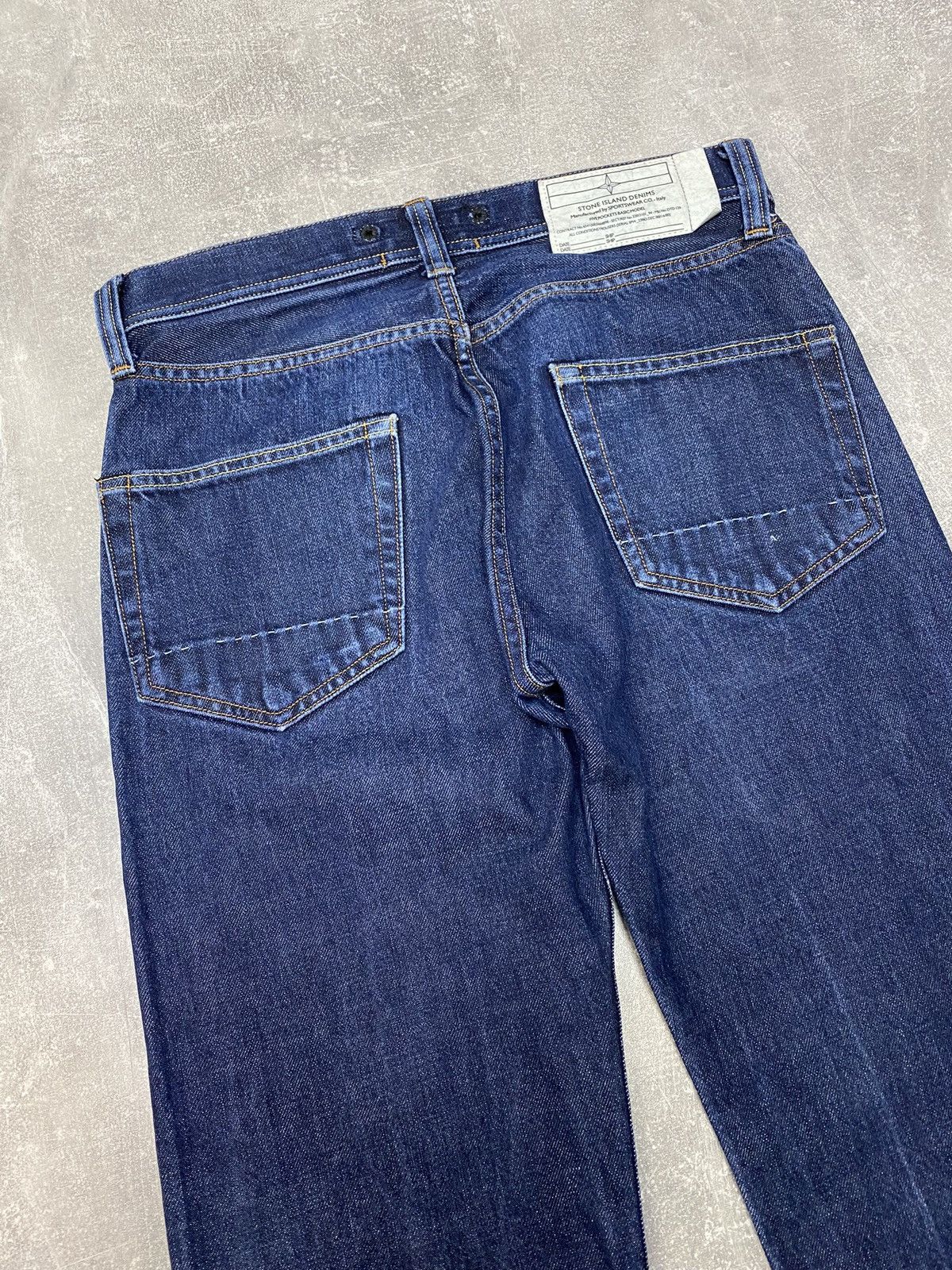 Massimo Osti × Stone Island × Vintage Vintage 90's Stone Island Denim Massimo Osti Archival Jeans Size US 28 / EU 44 - 1 Thumbnail