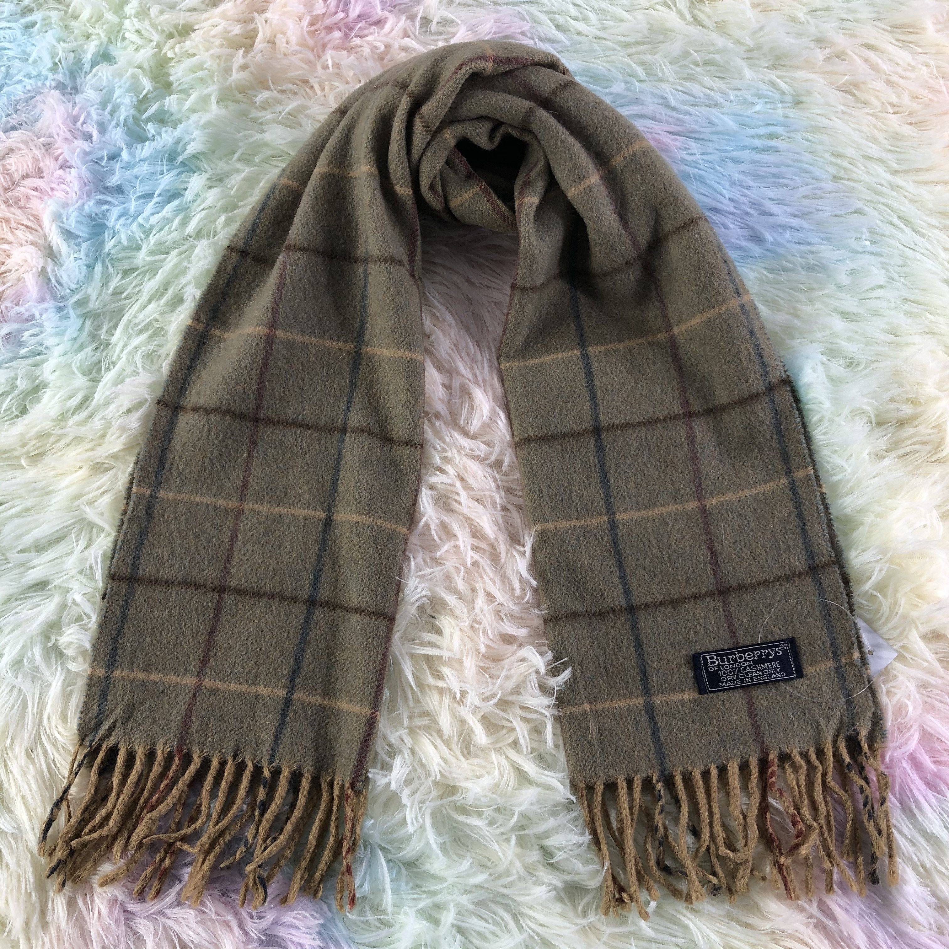 Burberry × Vintage Burberry Scarf / Muffler / Neckwear - KM222 Size ONE SIZE - 1 Thumbnail