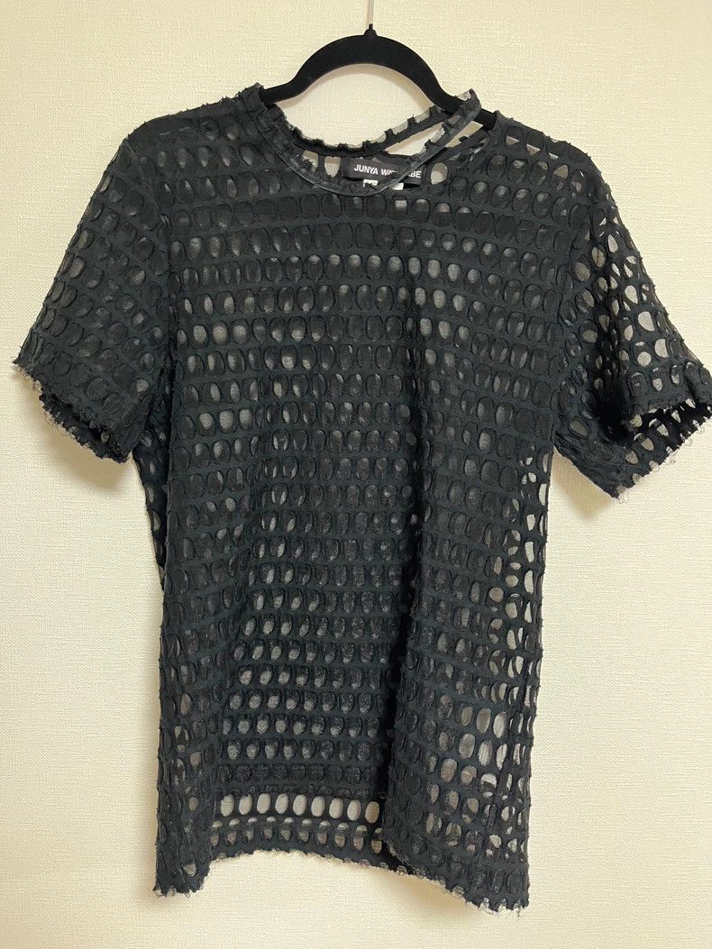 Junya Watanabe Junya Watanabe 23SS Mesh Short Sleeve Top Size S / US 4 / IT 40 - 1 Thumbnail