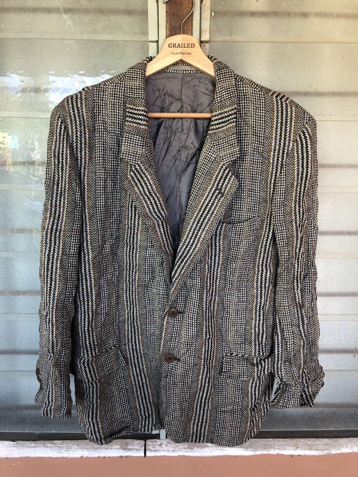 Christian Dior Monsieur Vintage Christian Dior Wool Coat Jacket Size US L / EU 52-54 / 3 - 1 Thumbnail