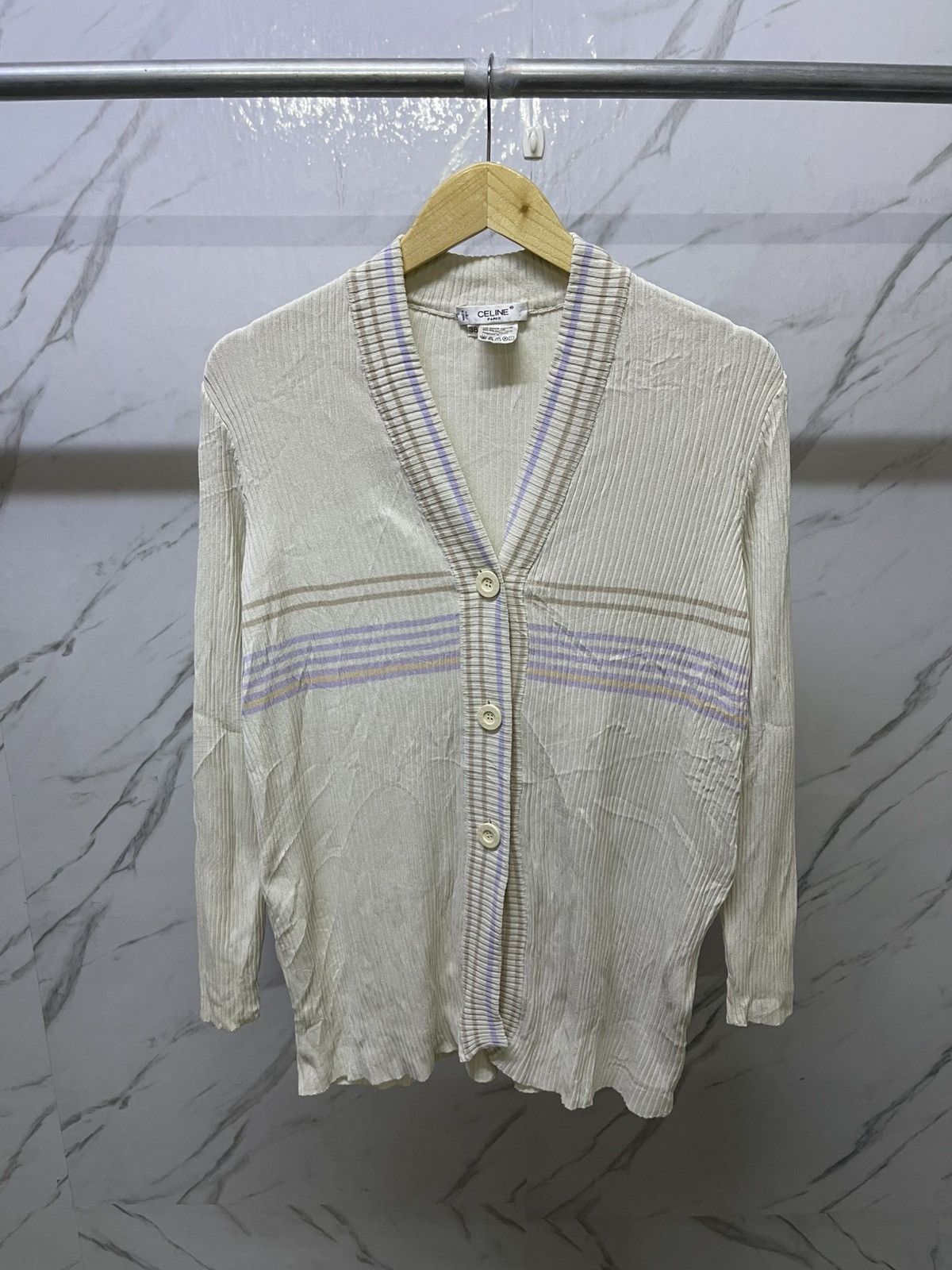 Celine Celine Cardigan Sweater Size M / US 6-8 / IT 42-44 - 2 Thumbnail
