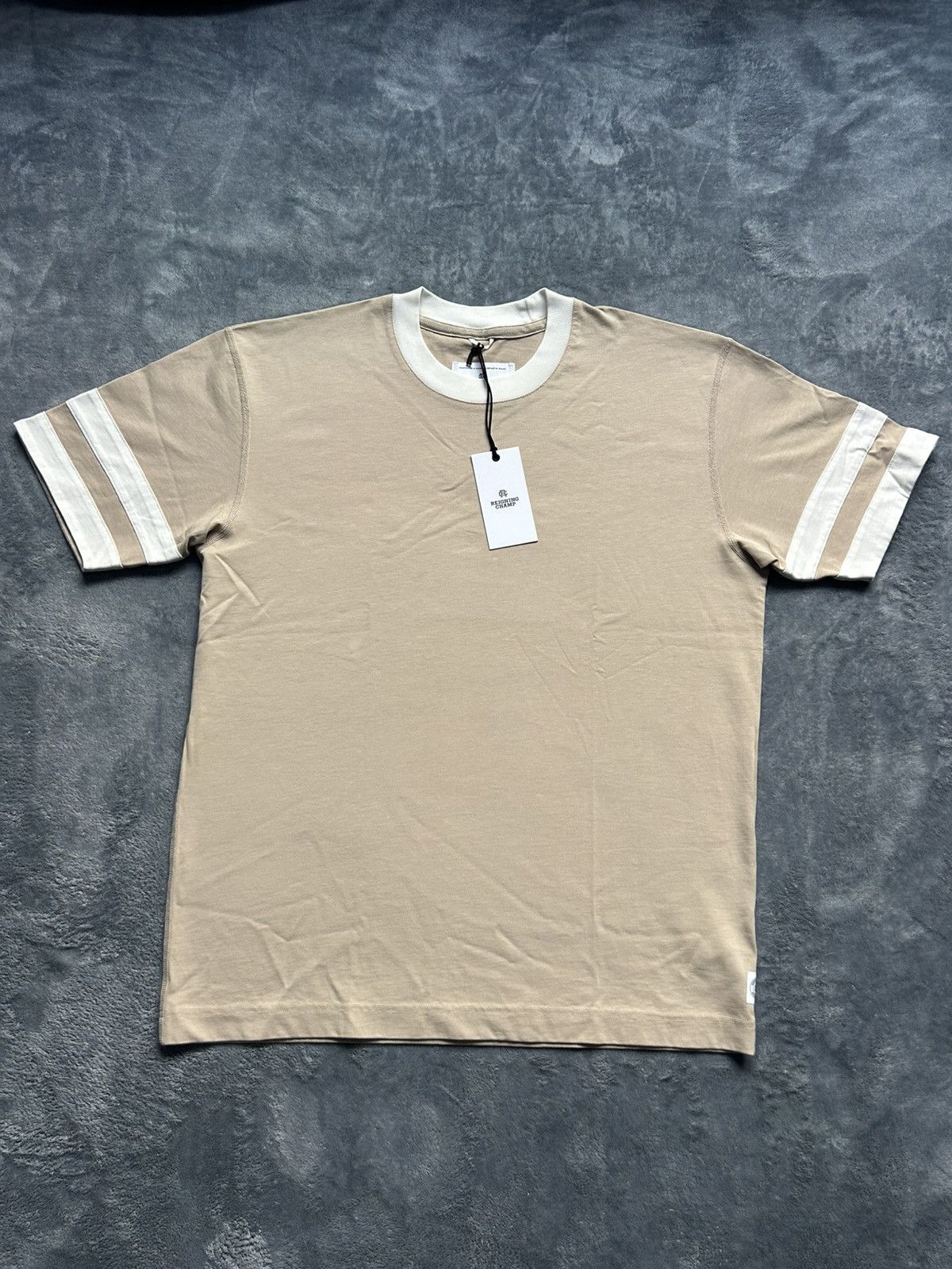 Reigning Champ Reigning Champ Short Sleeve Football T-Shirt Dune — Size M Size US M / EU 48-50 / 2 - 1 Thumbnail