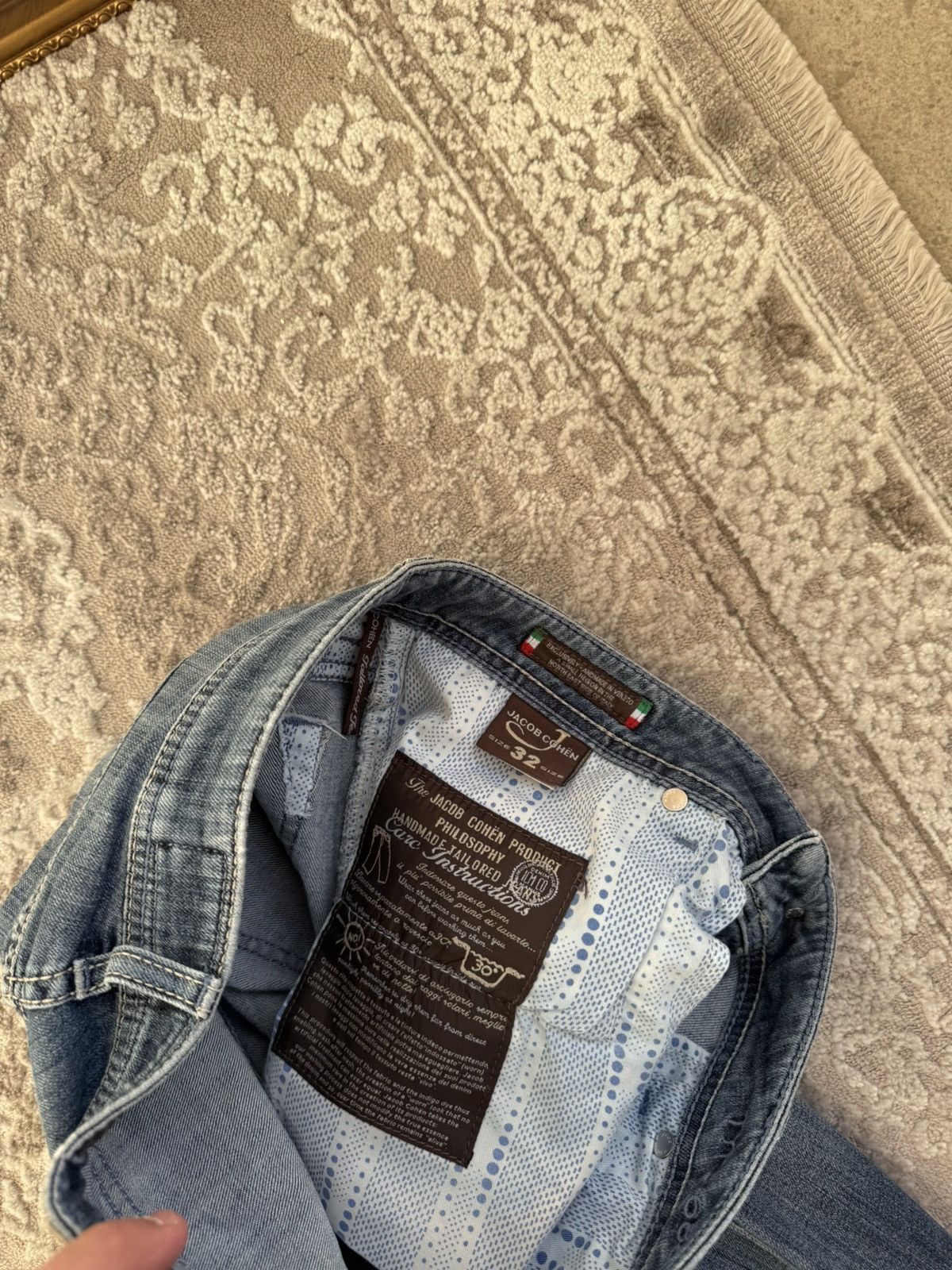 Jacob Cohen Jacob Cohen Jeans Size 32 Blue Designer Made in Italy Size US 32 / EU 48 - 10 Thumbnail