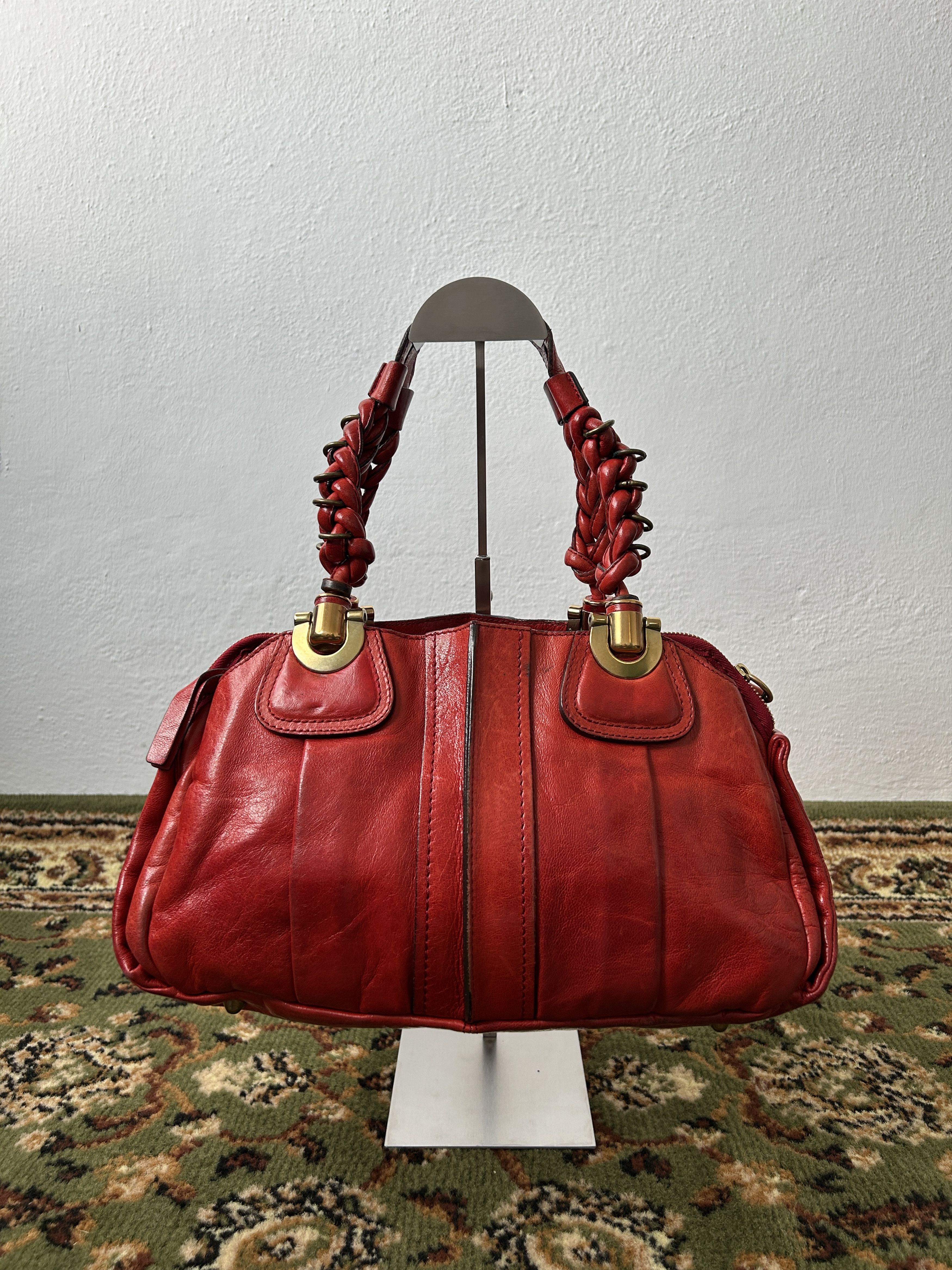 バッグ Vintage Chloe Leather Shoulder Bag y2k Vintage y2k chloe heloise leather handbag