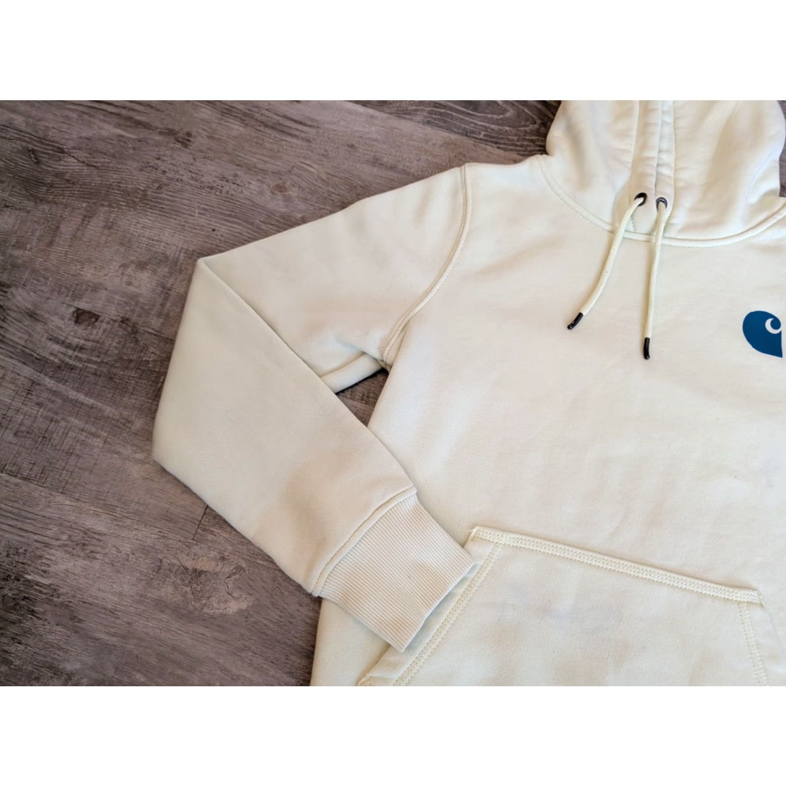 Carhartt VINTAGE? No, not vintage. Carhartt Midweight Hoodie Women's Small Light Green Fleece Relaxed Fit 102791 Size S / US 4 / IT 40 - 6 Thumbnail