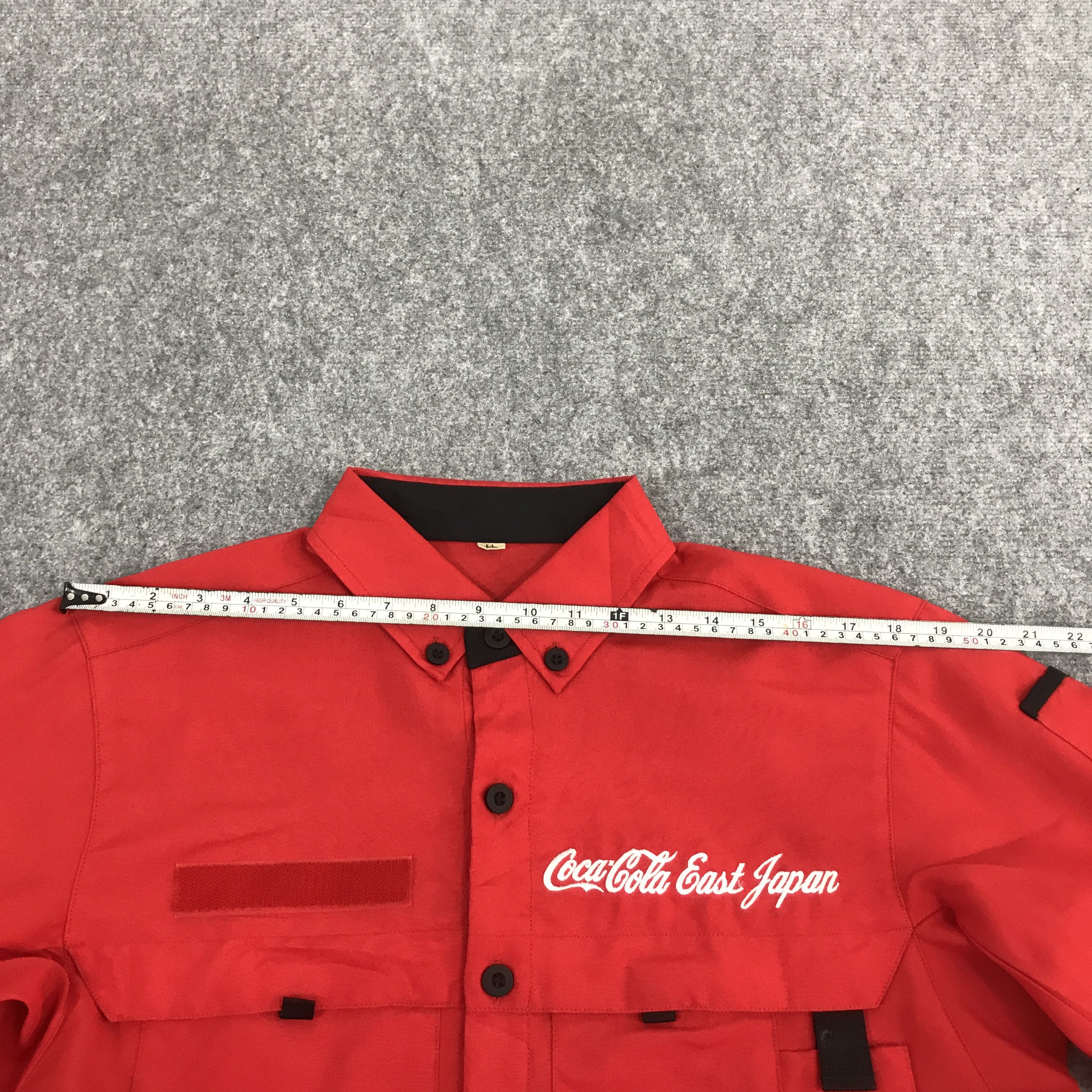 Coca Cola × Japanese Brand Vtg coca cola east japan button up tshirts Size US L / EU 52-54 / 3 - 9 Thumbnail