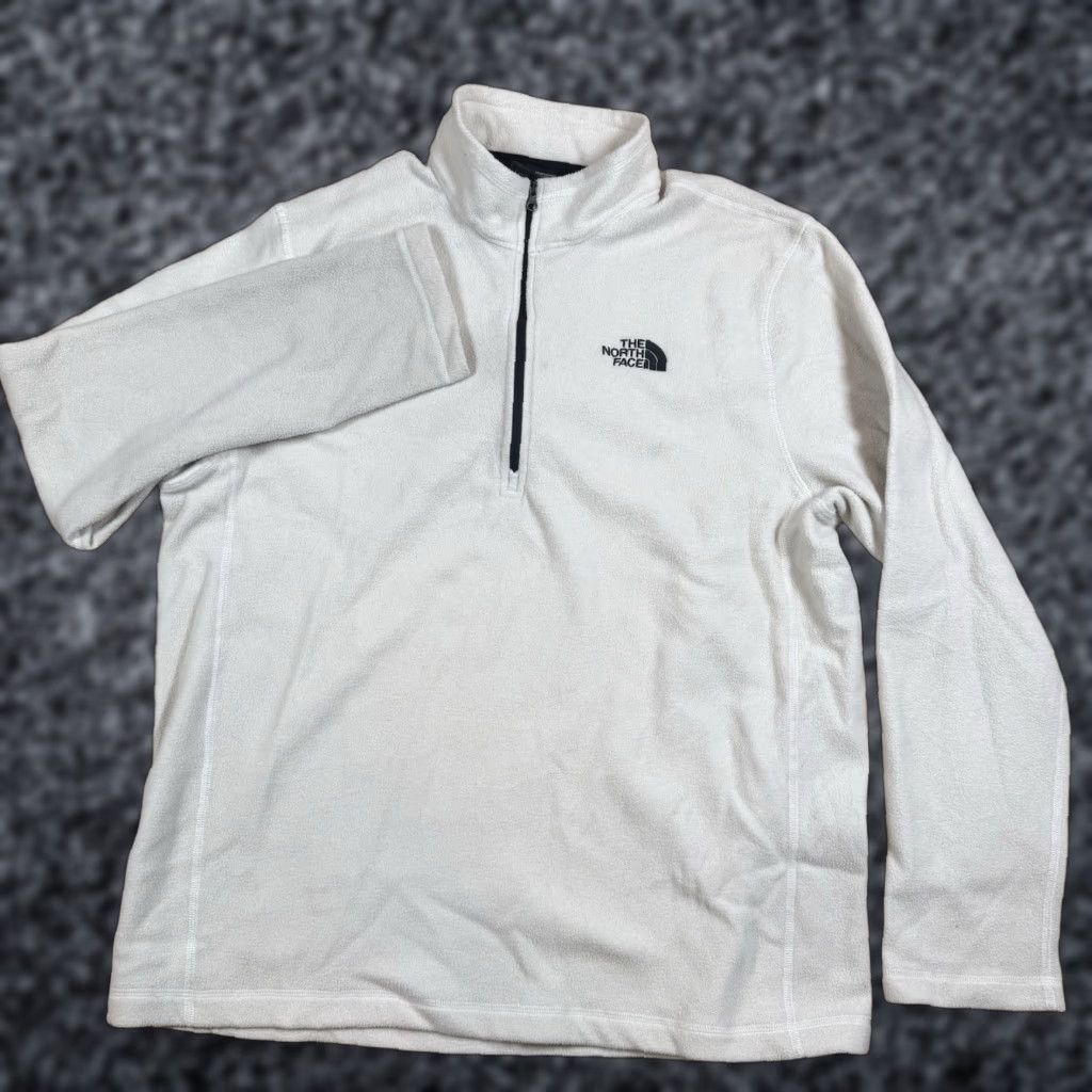 The North Face The North Face Jacket Mens L Ivory Fleece Zip Size US L / EU 52-54 / 3 - 1 Thumbnail