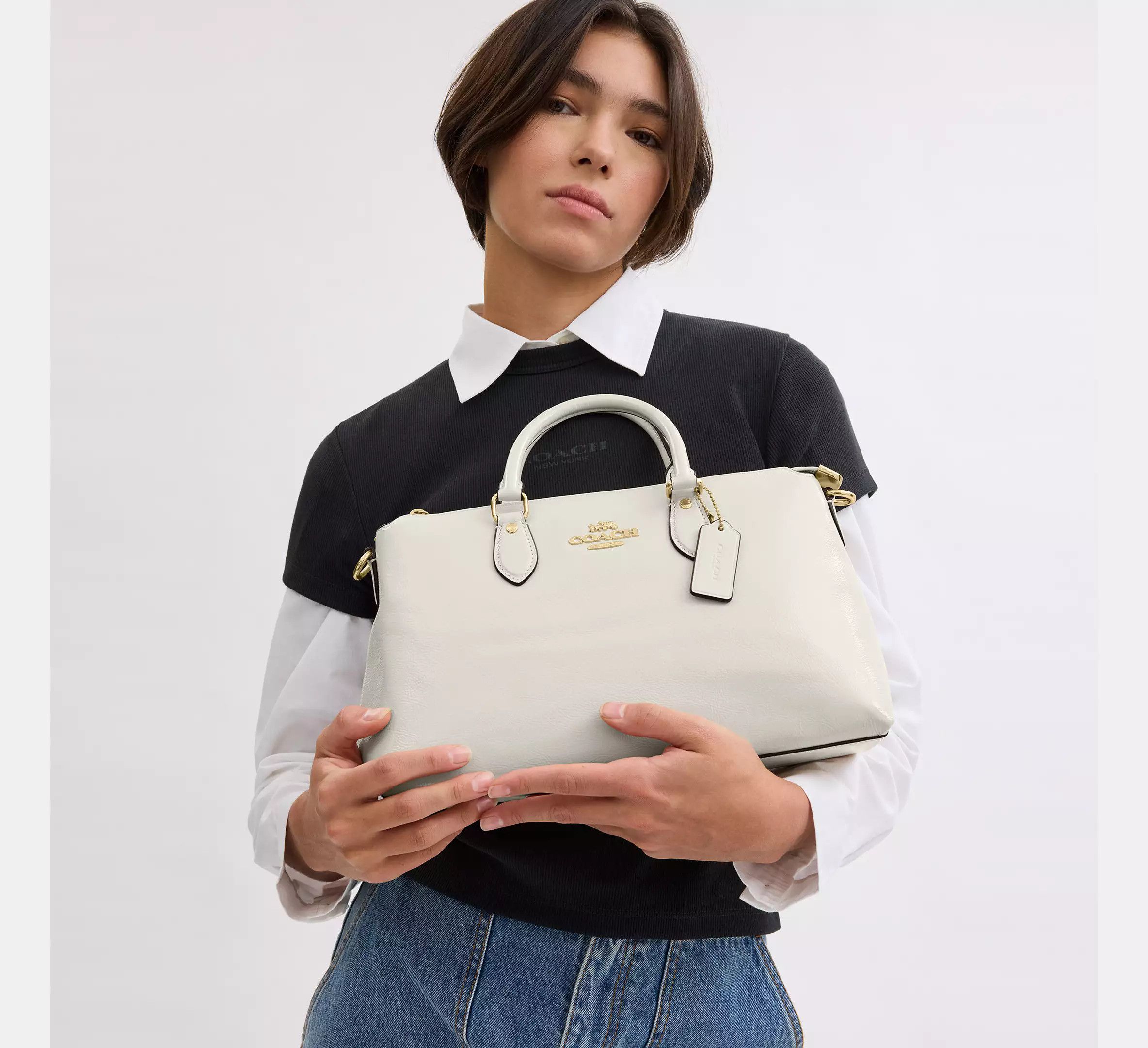 Coach Georgia Satchel Bag CV942 Size ONE SIZE - 6 Thumbnail
