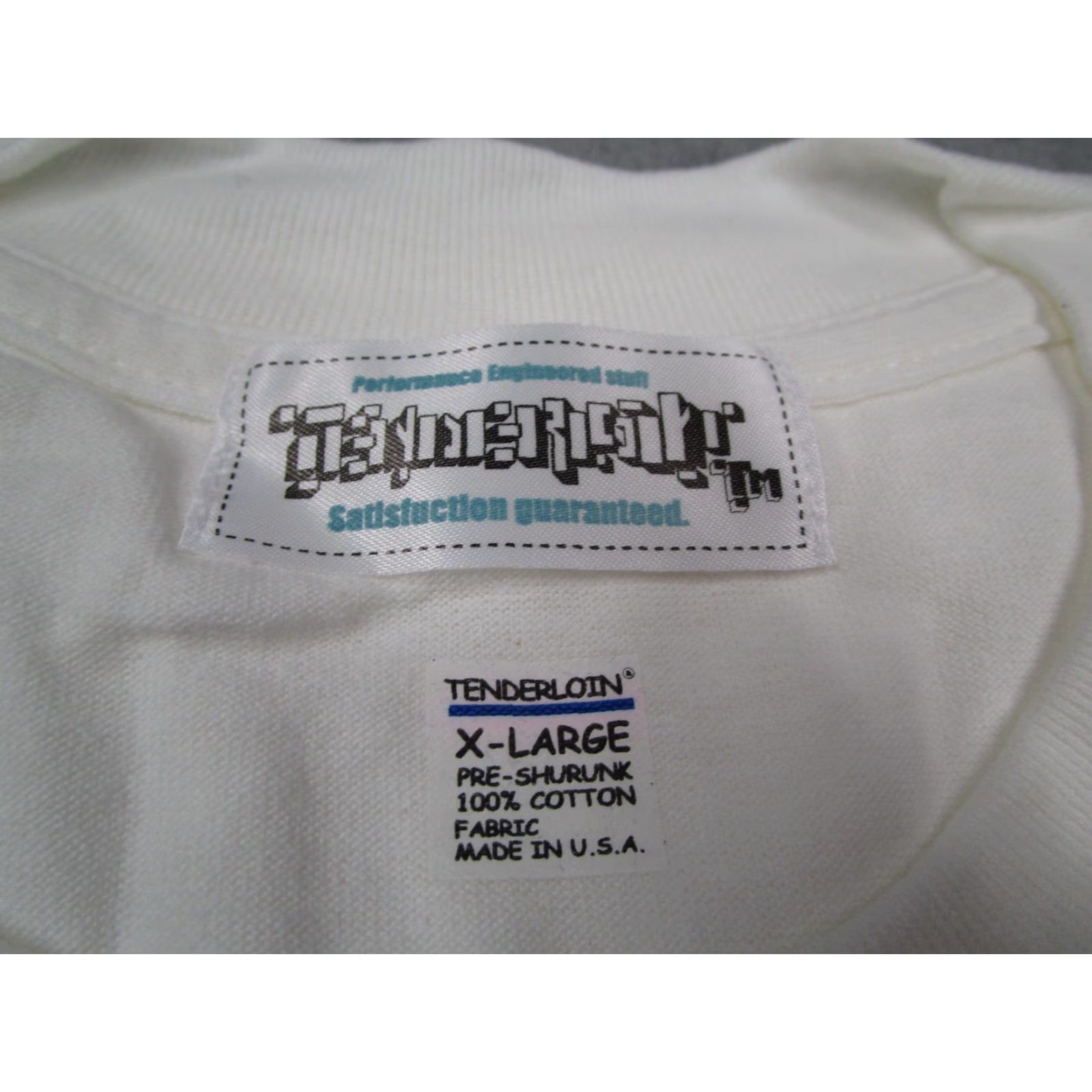 Tenderloin TENDERLOIN Men's XL White Short Sleeve Crew Neck T-Shirt Children Delight Graphic Made in USA Size US XL / EU 56 / 4 - 3 Thumbnail
